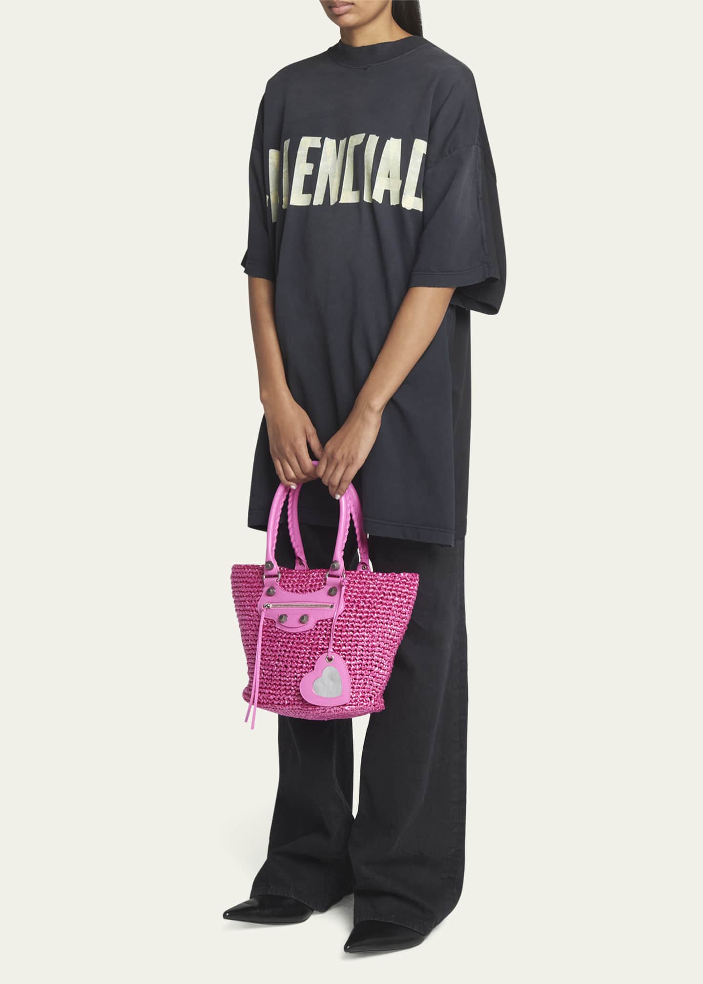 Balenciaga Le Cagole Medium Basket Top Handle Bag Bergdorf Goodman