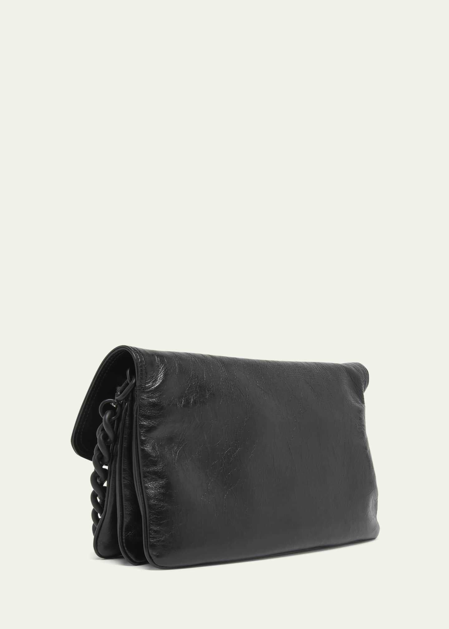 Balenciaga Medium Flap Leather Shoulder Bag Image 3 of 5
