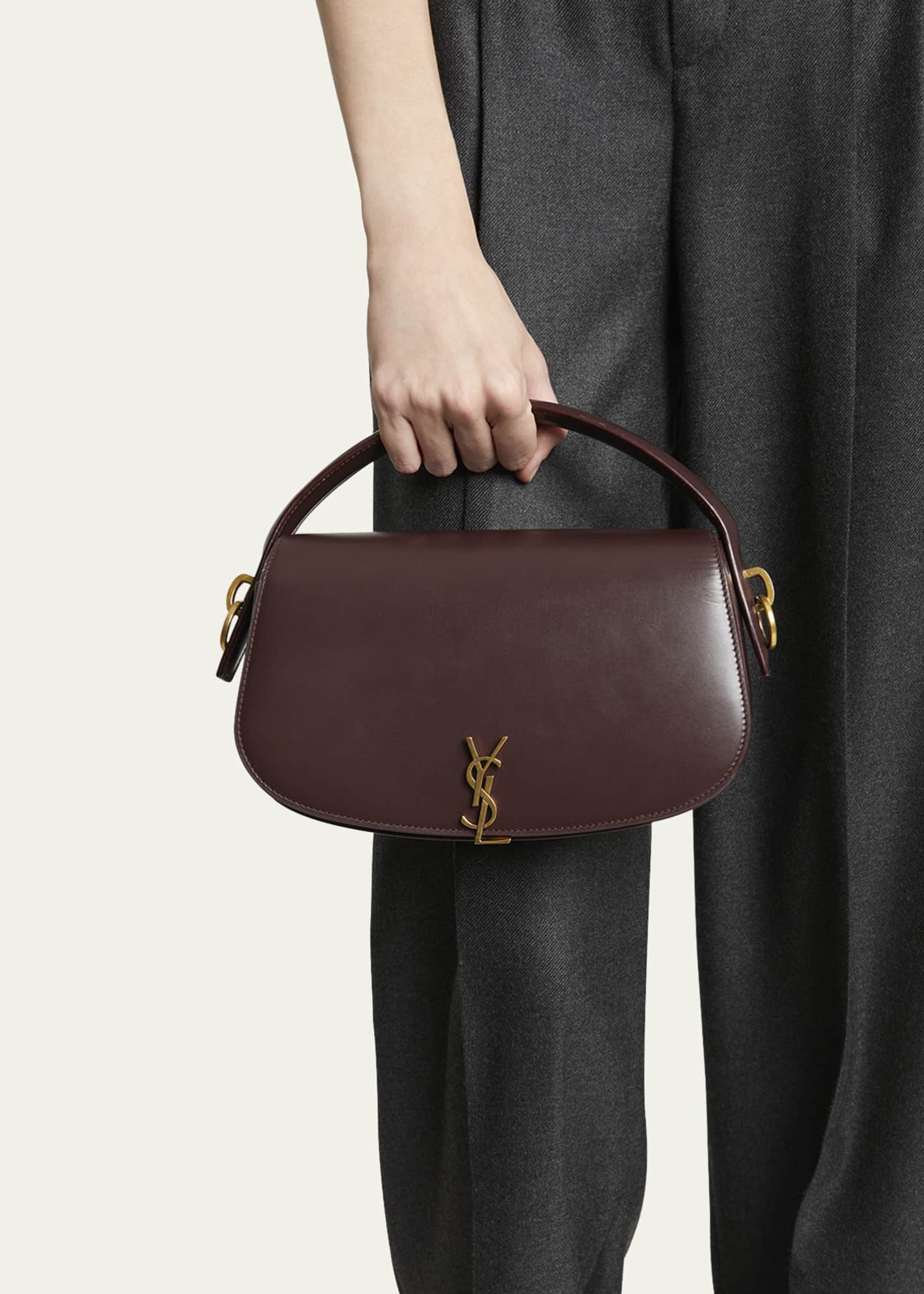 Saint Laurent YSL Flap Crossbody Bag in Leather - Bergdorf