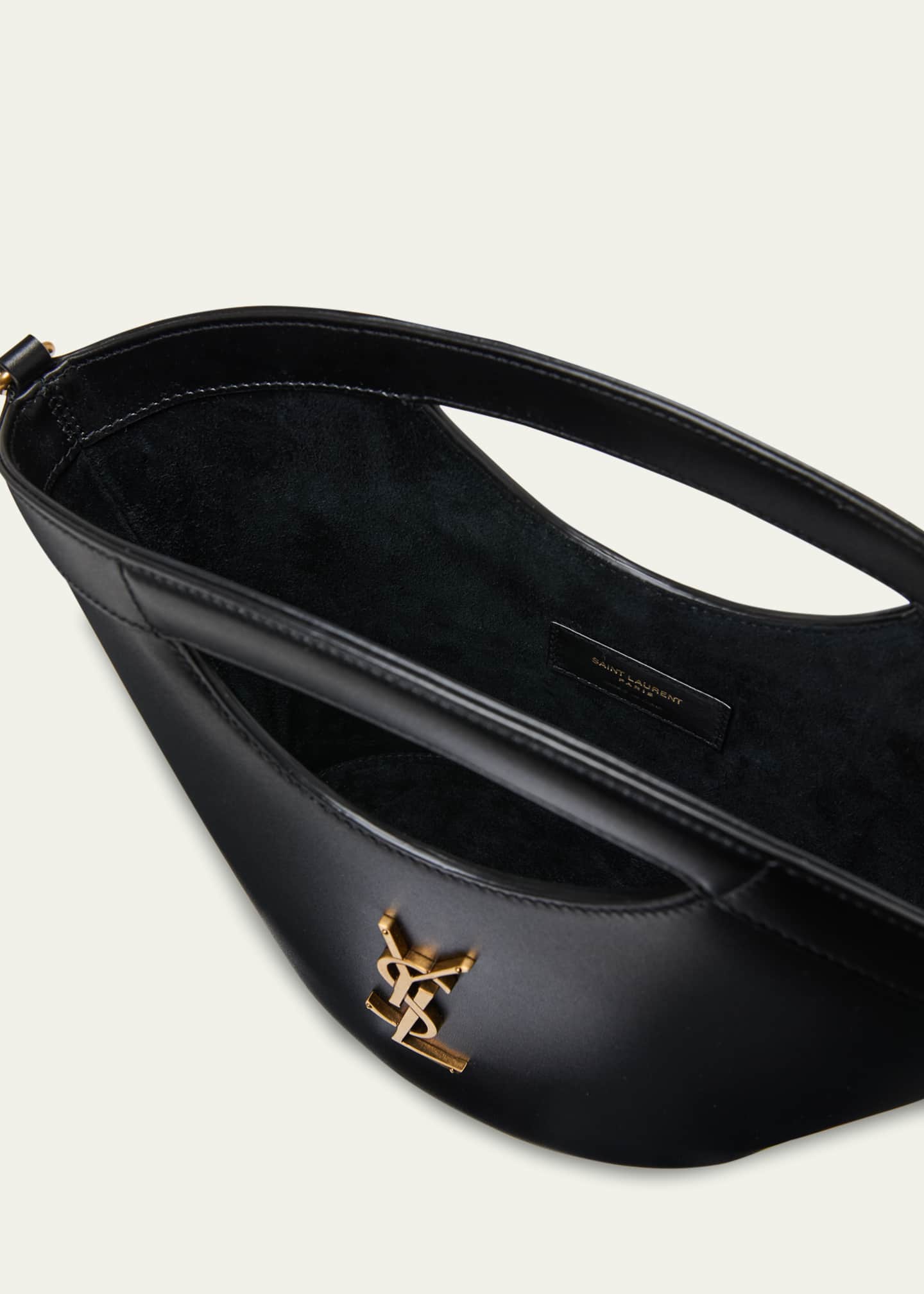 Saint Laurent Mini YSL Top-Handle Bag in Leather Image 4 of 5