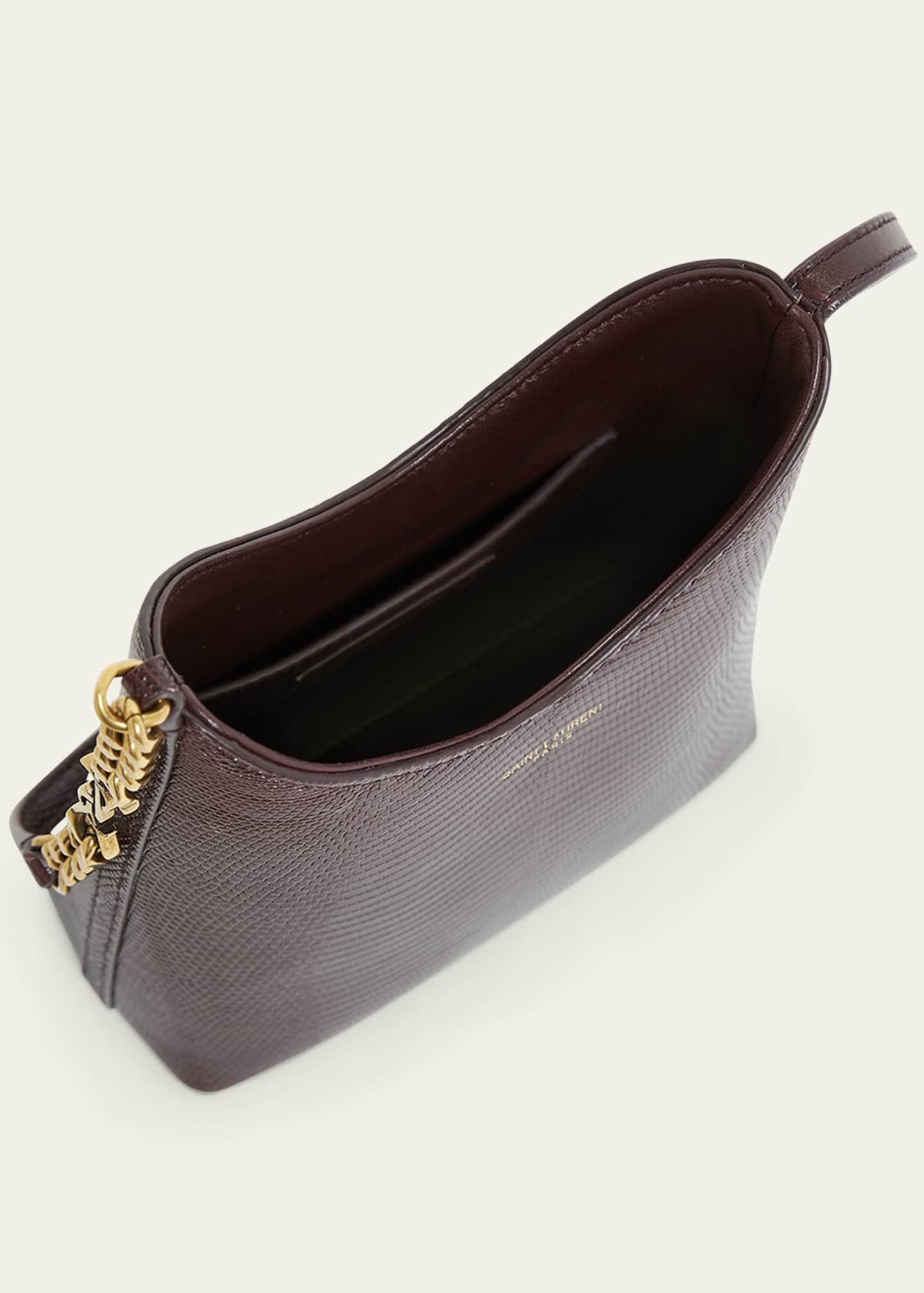 Saint Laurent Mini Shoulder Bag in Shiny Lizard Skin