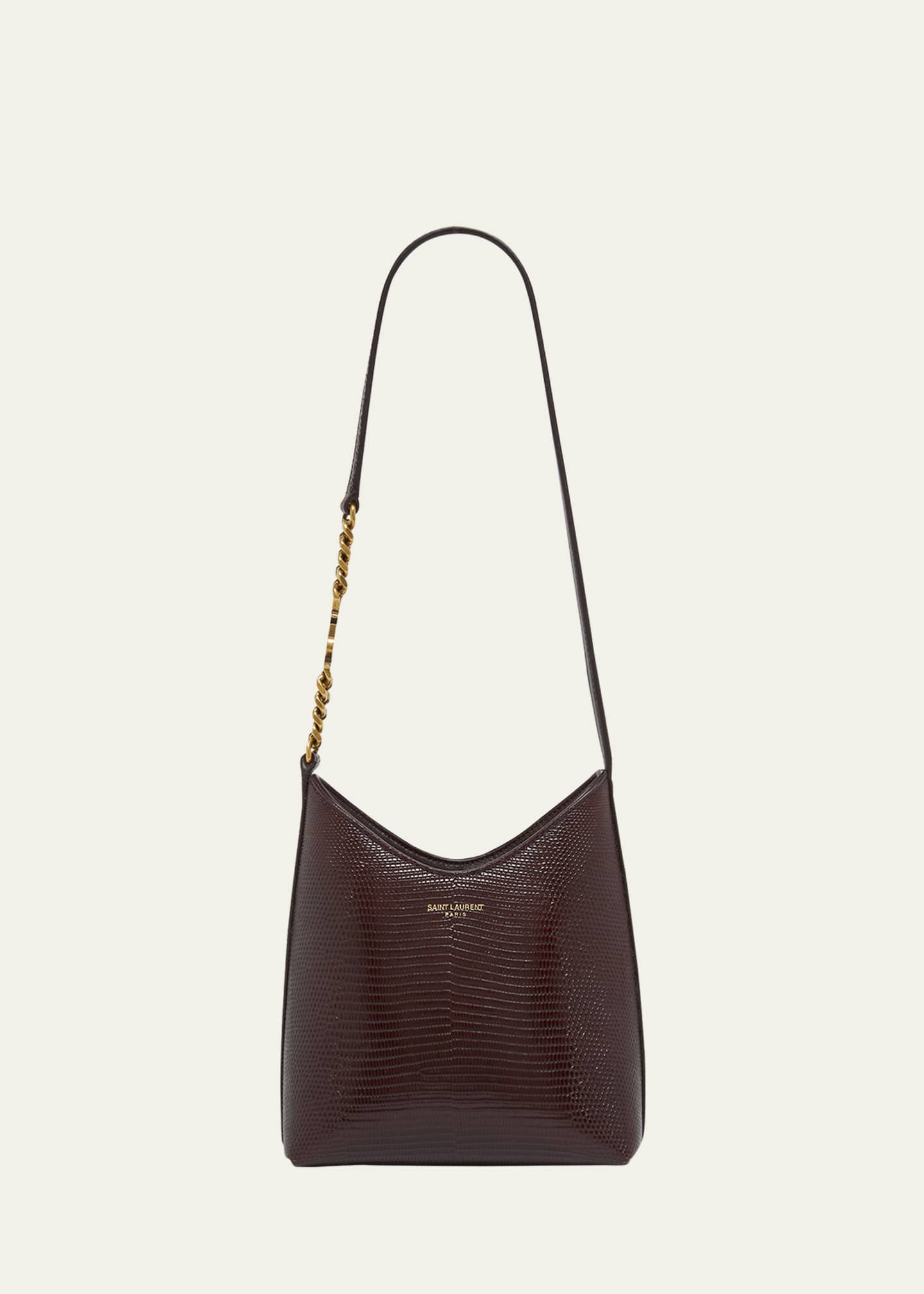 冬ギフト  Saint Skin Lizard Shiny in Bag Shoulder Mini Laurent バッグ