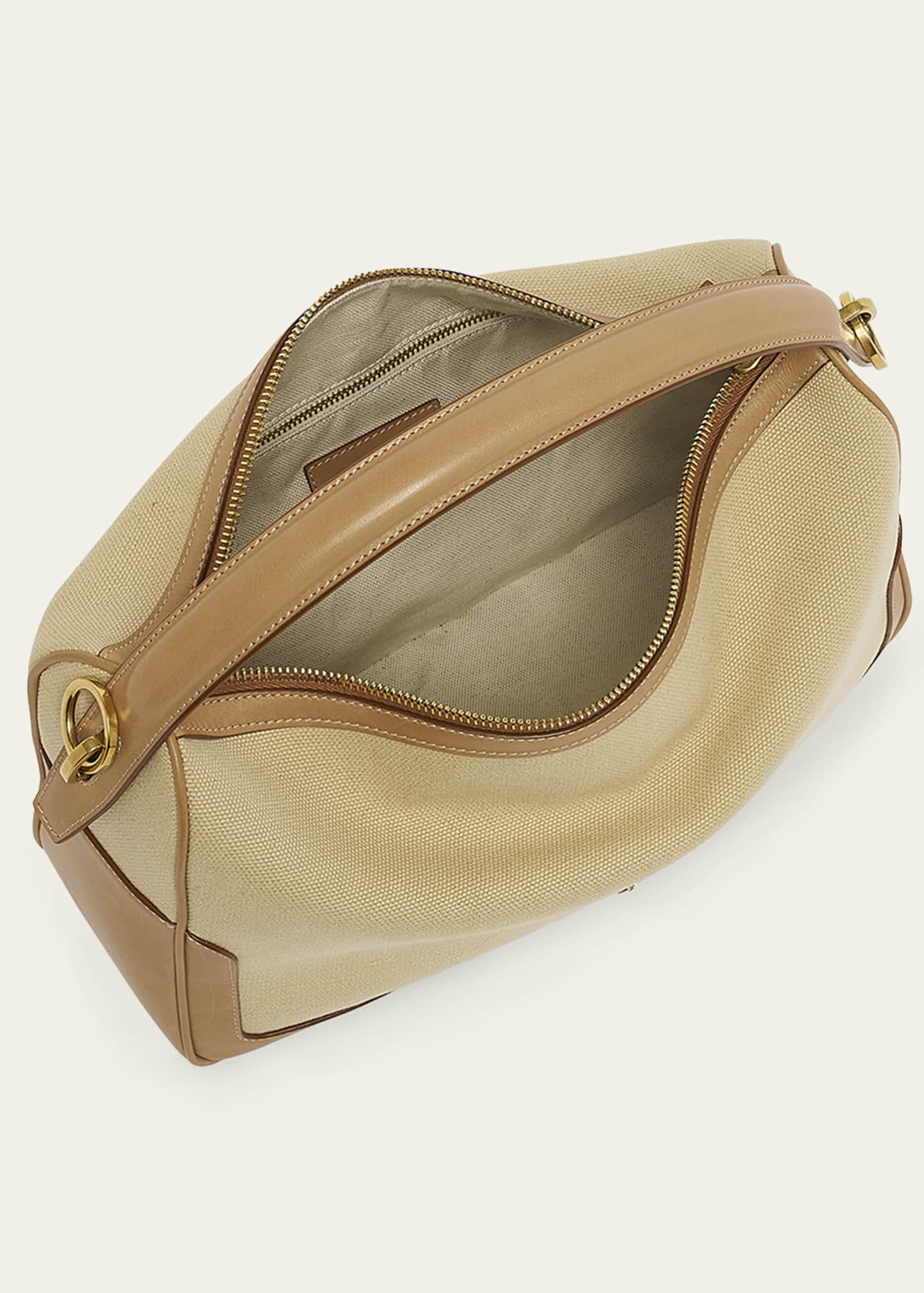Saint Laurent YSL Camera Top-Handle Bag in Canvas and Leather Image 4 of 4