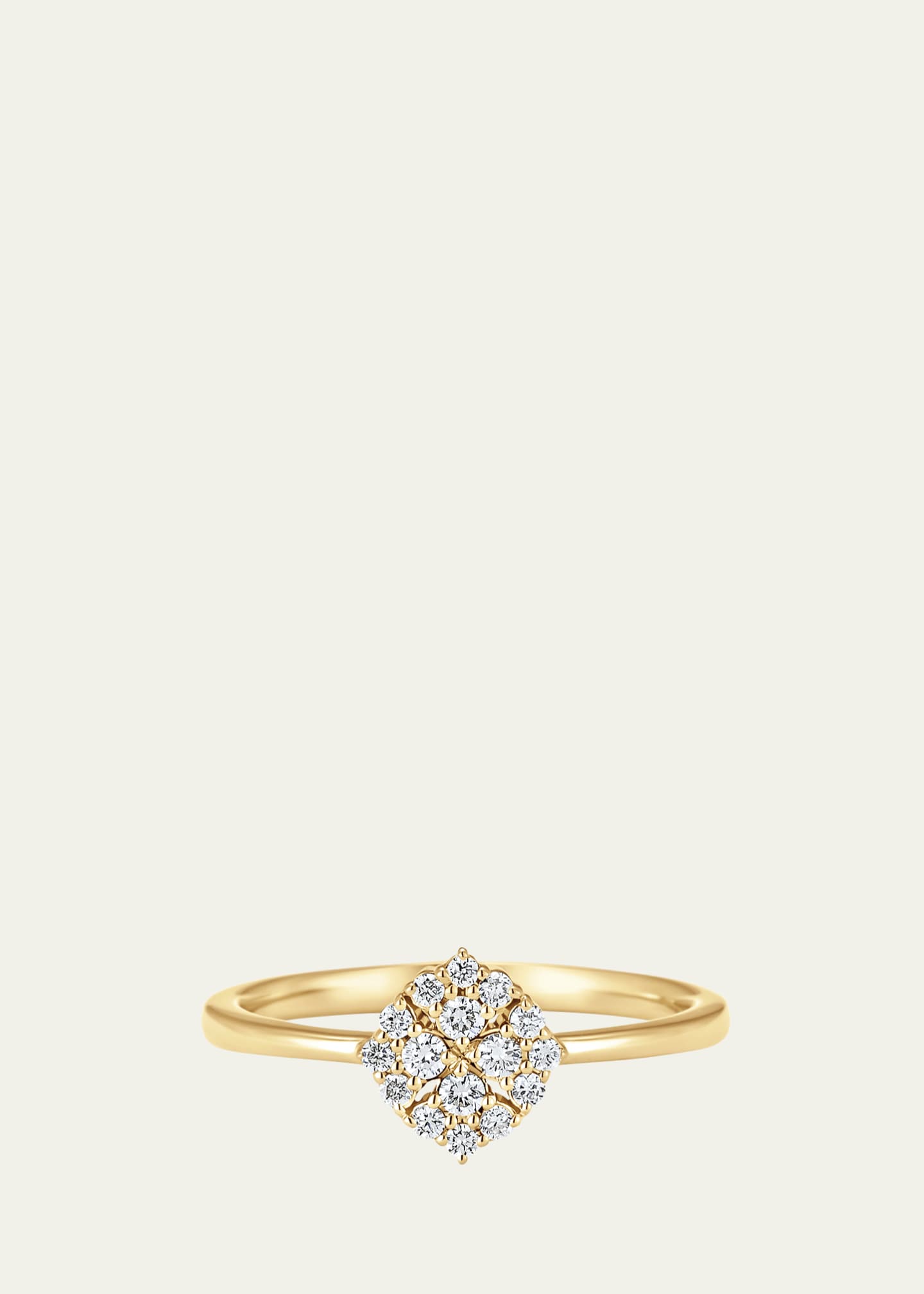 Sara Weinstock 18K Yellow Gold Flora Diamond Ring Image 1 of 2