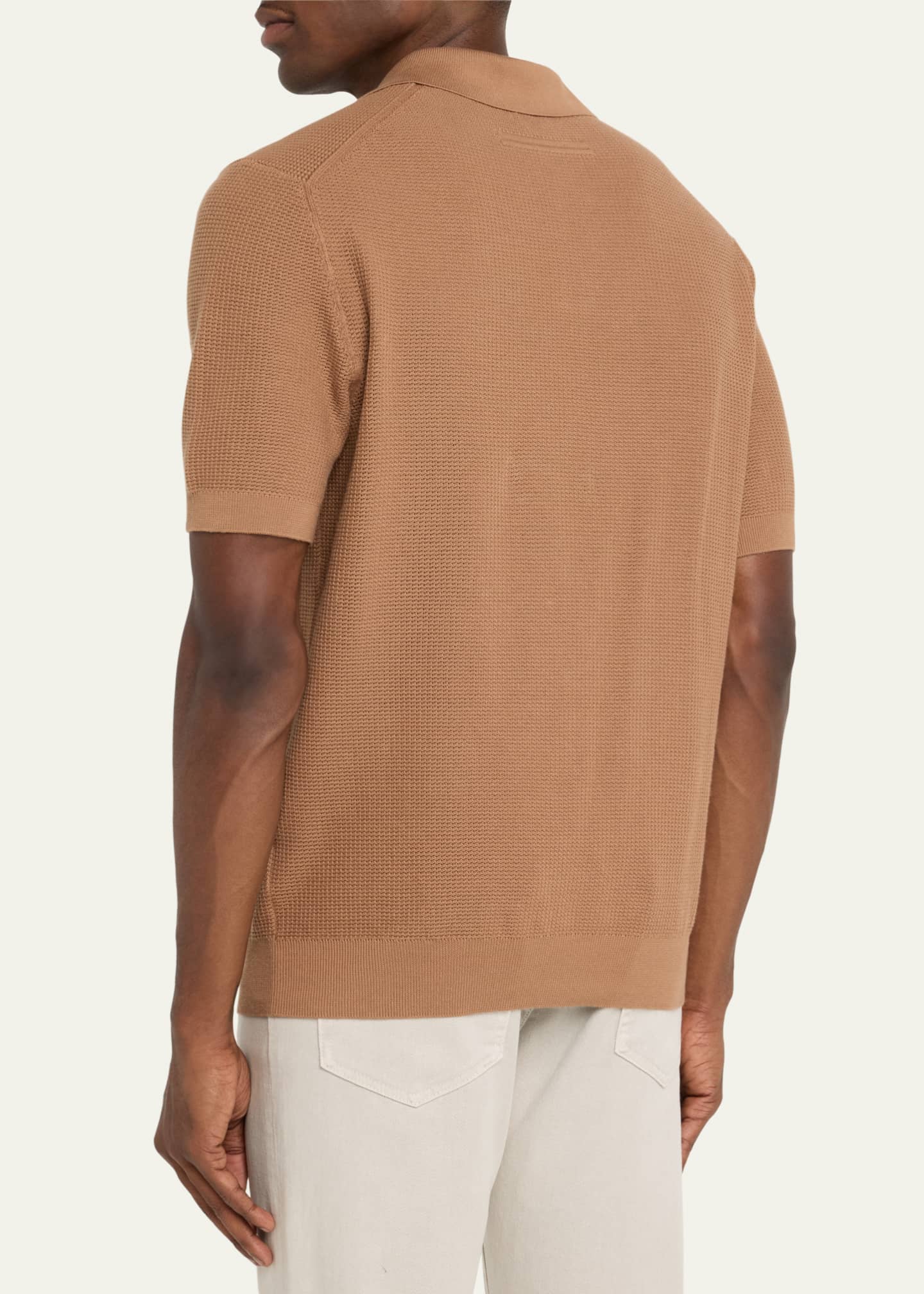 Tour Tech Print Polo / Tour Geo Navy S – J.Lindeberg