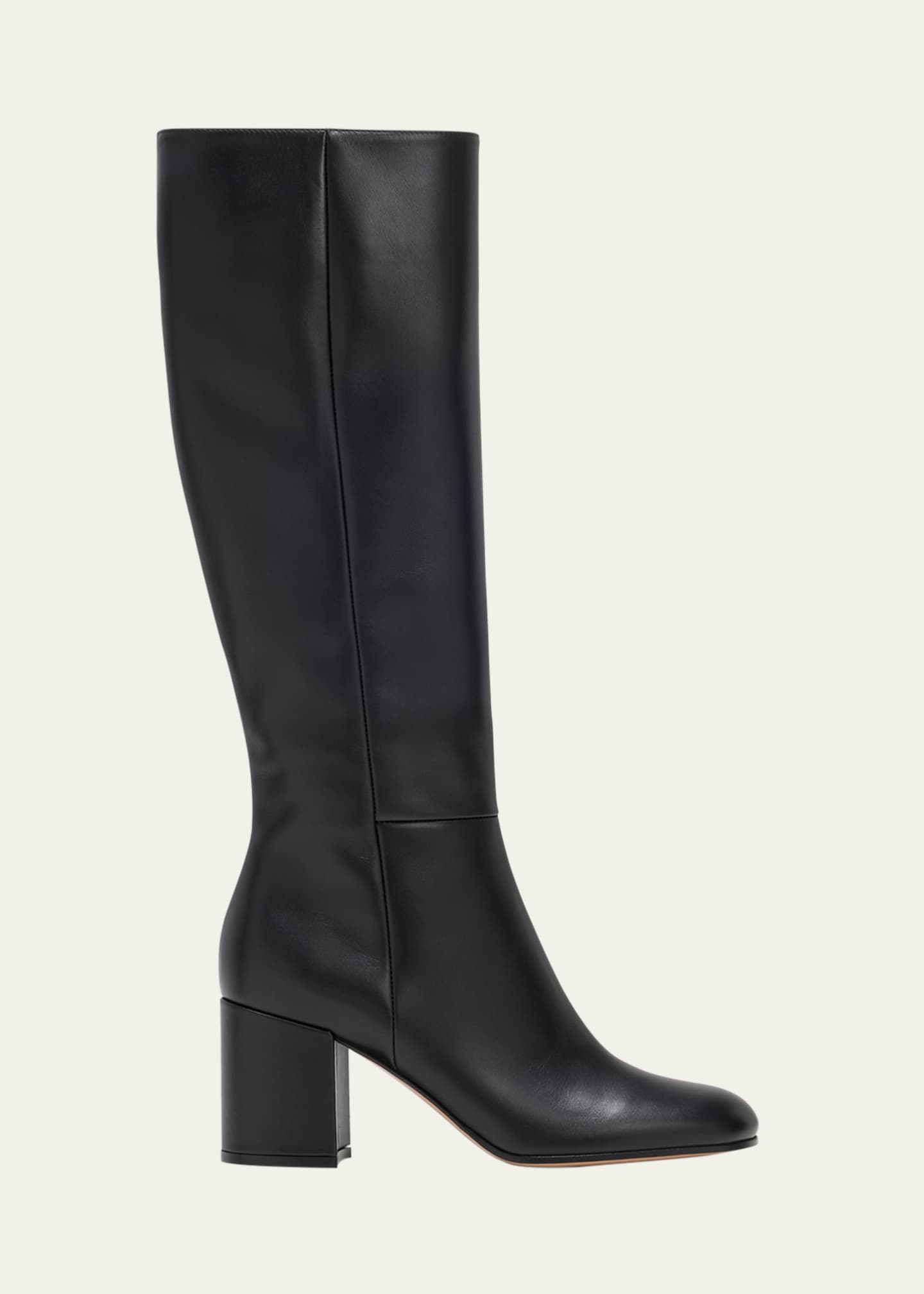 Gianvito Rossi Joelle Leather Knee Boots Image 1 of 5