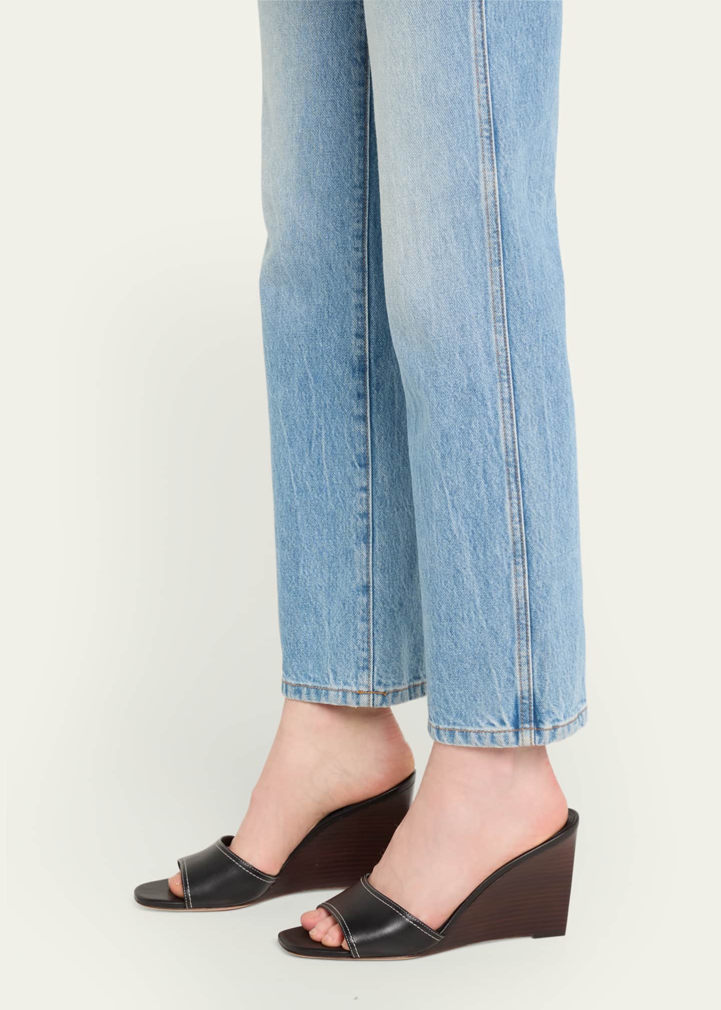 Ellen leather slide sandal discount