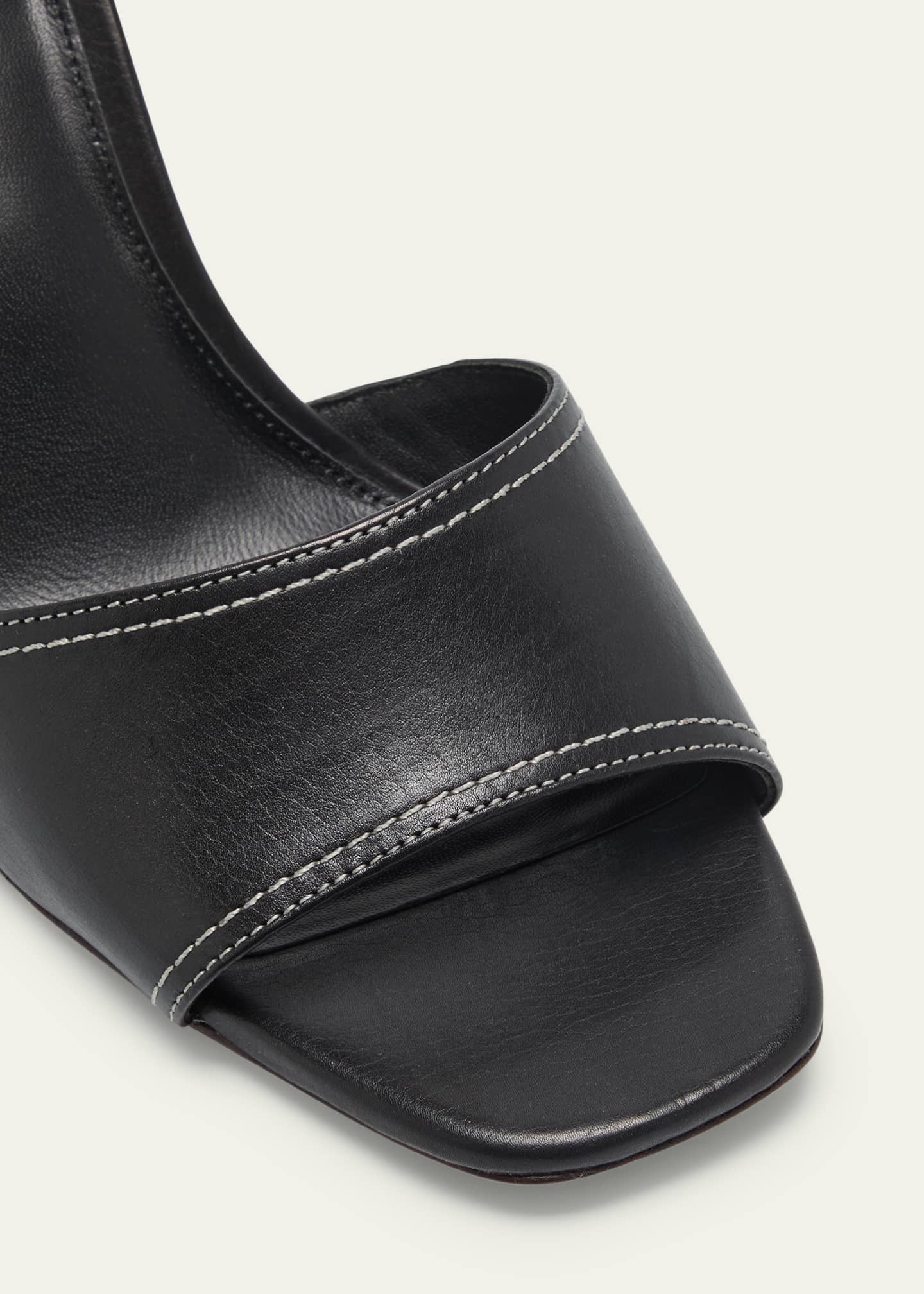 Ellen leather slide sandal sales