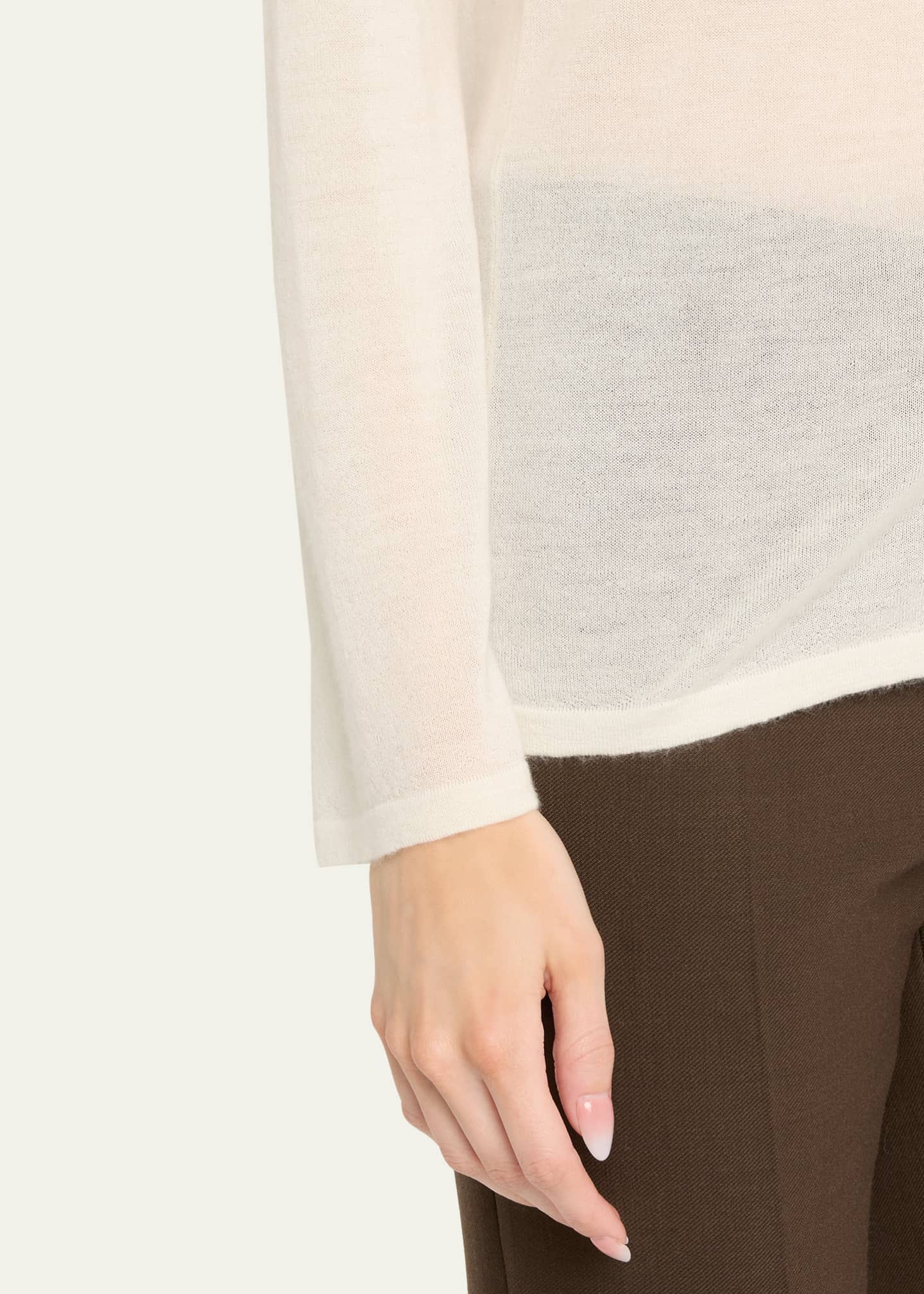 Guest in Residence Showtime Cashmere Collared Button-Front Shirt Image 5 of 5