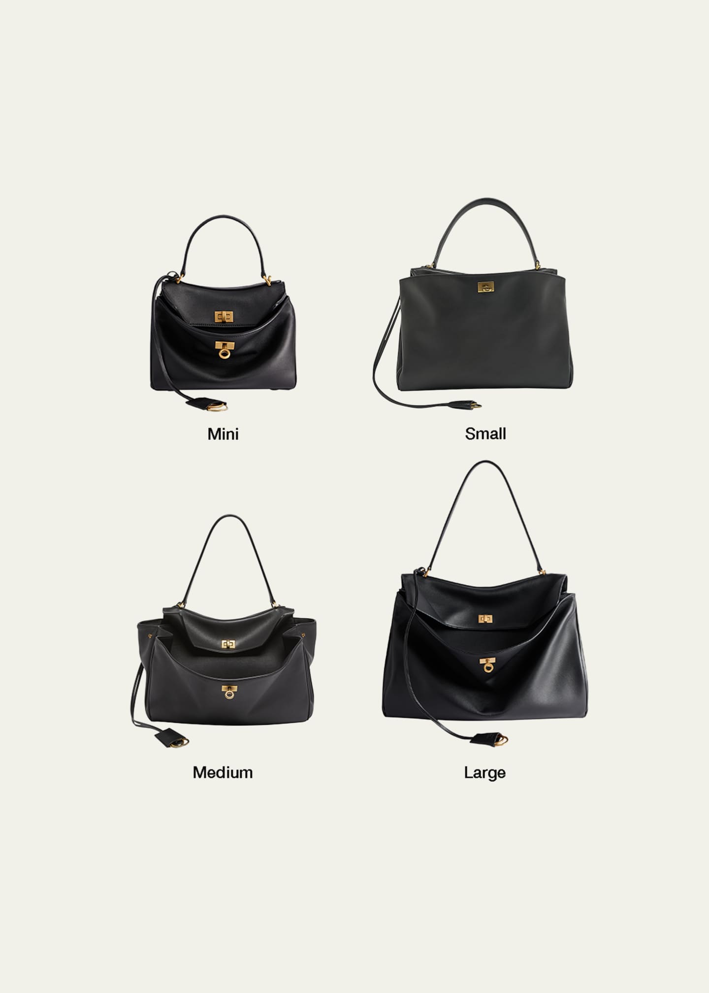 Balenciaga Rodeo Small Leather Tote Bag - Bergdorf Goodman