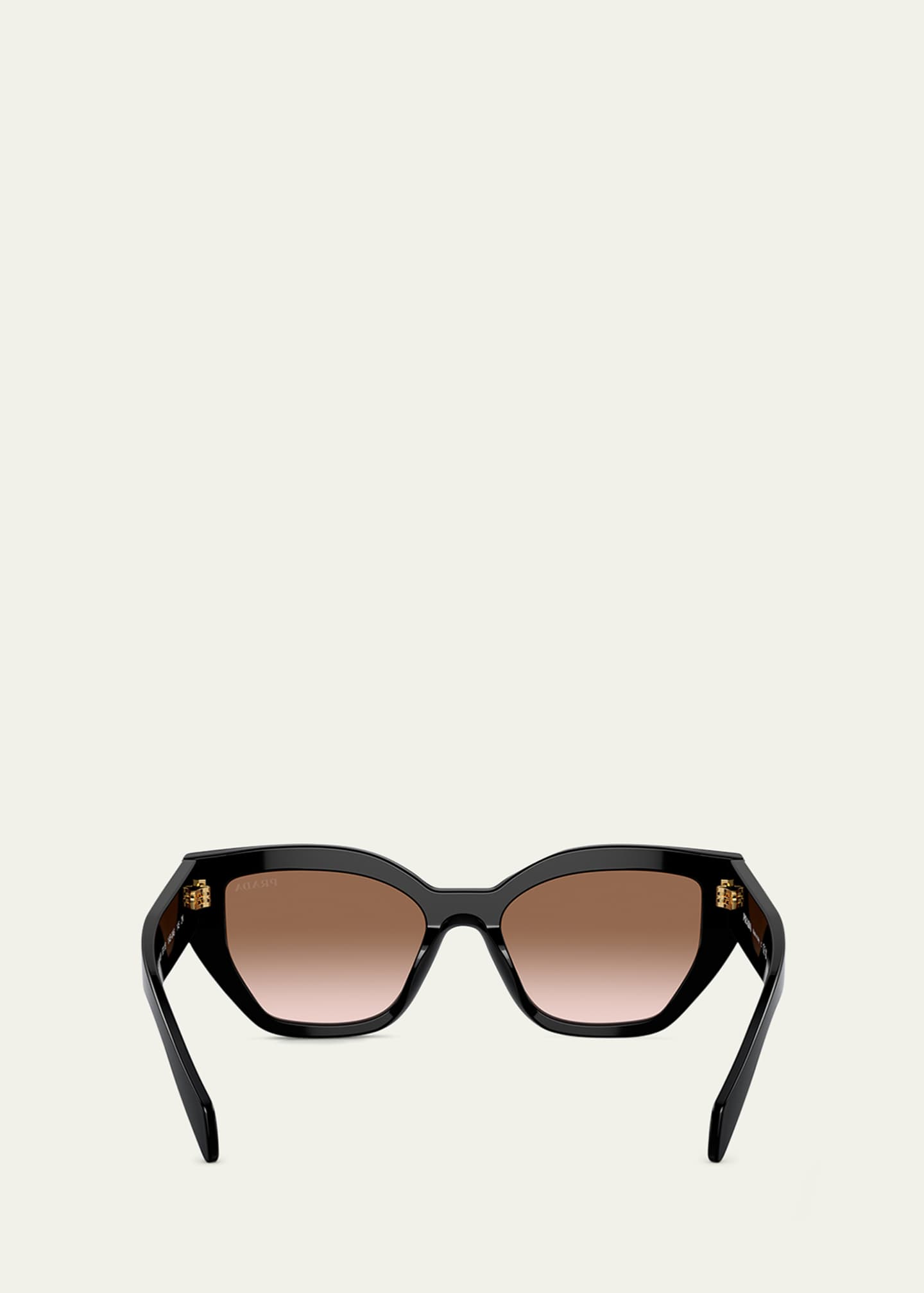 Prada Logo Acetate Butterfly Sunglasses Image 2 of 3