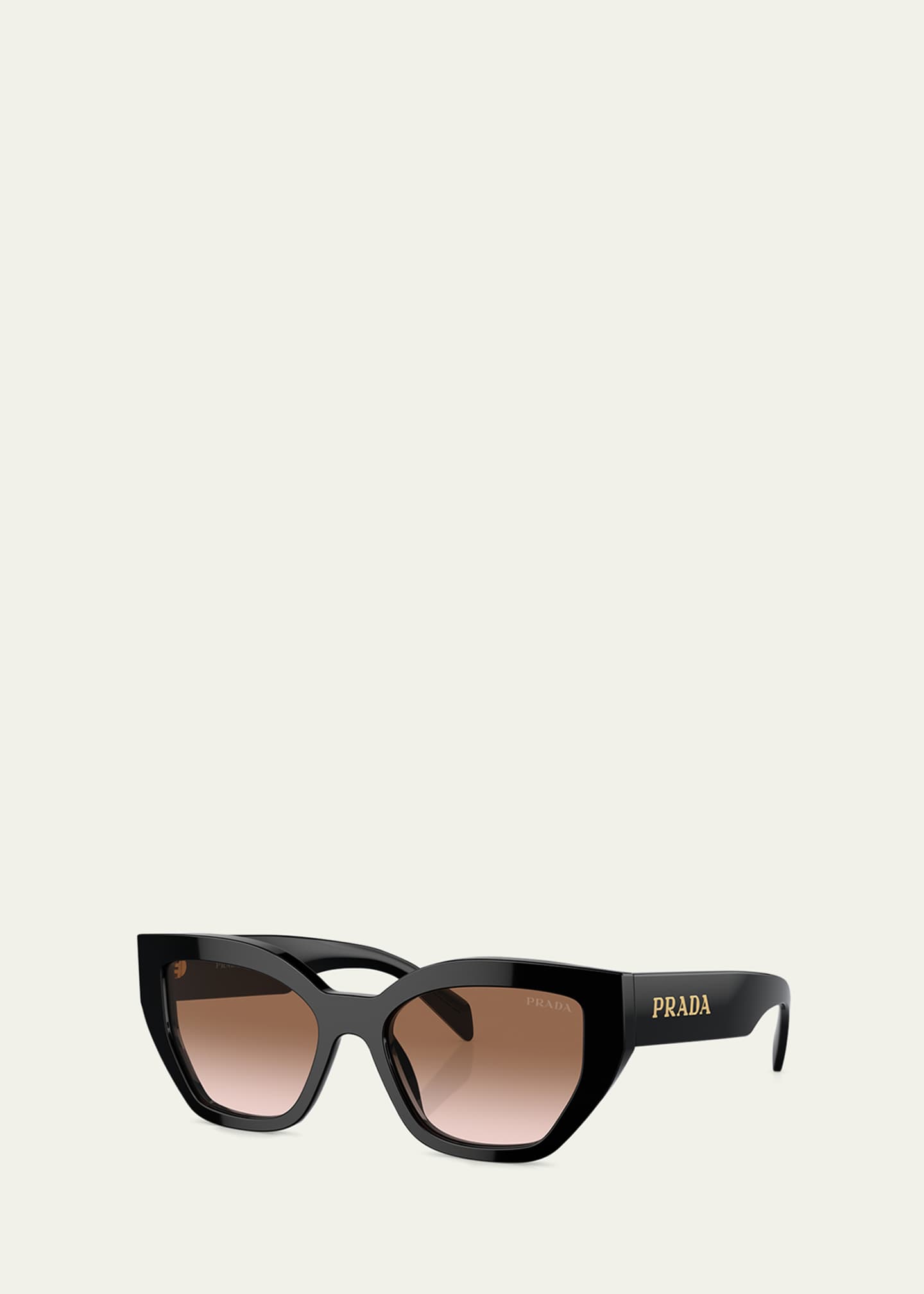 Prada Logo Acetate Butterfly Sunglasses Image 3 of 3