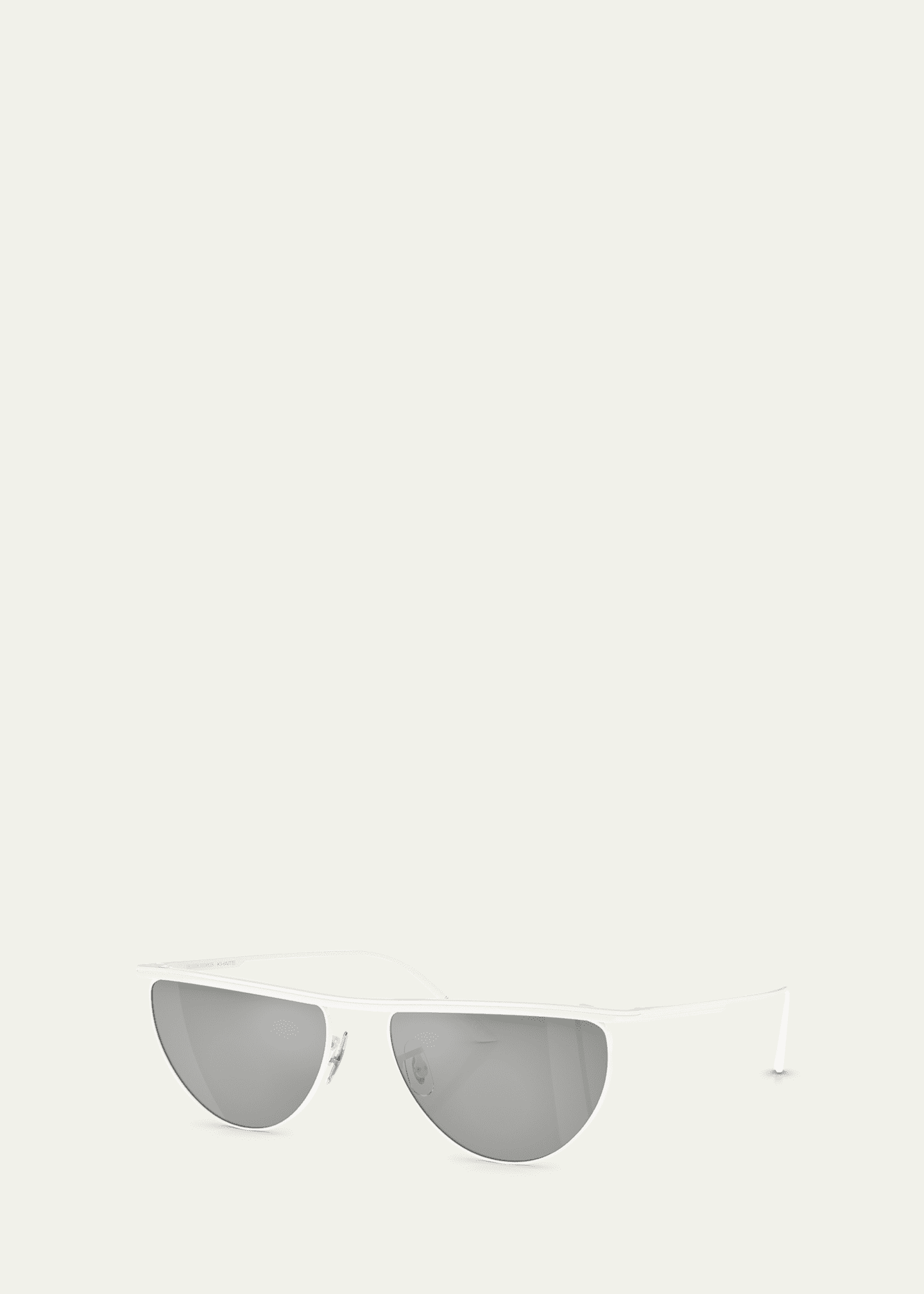 KHAITE x Oliver Peoples Sleek Metal Windsor Rim Sunglasses Bergdorf