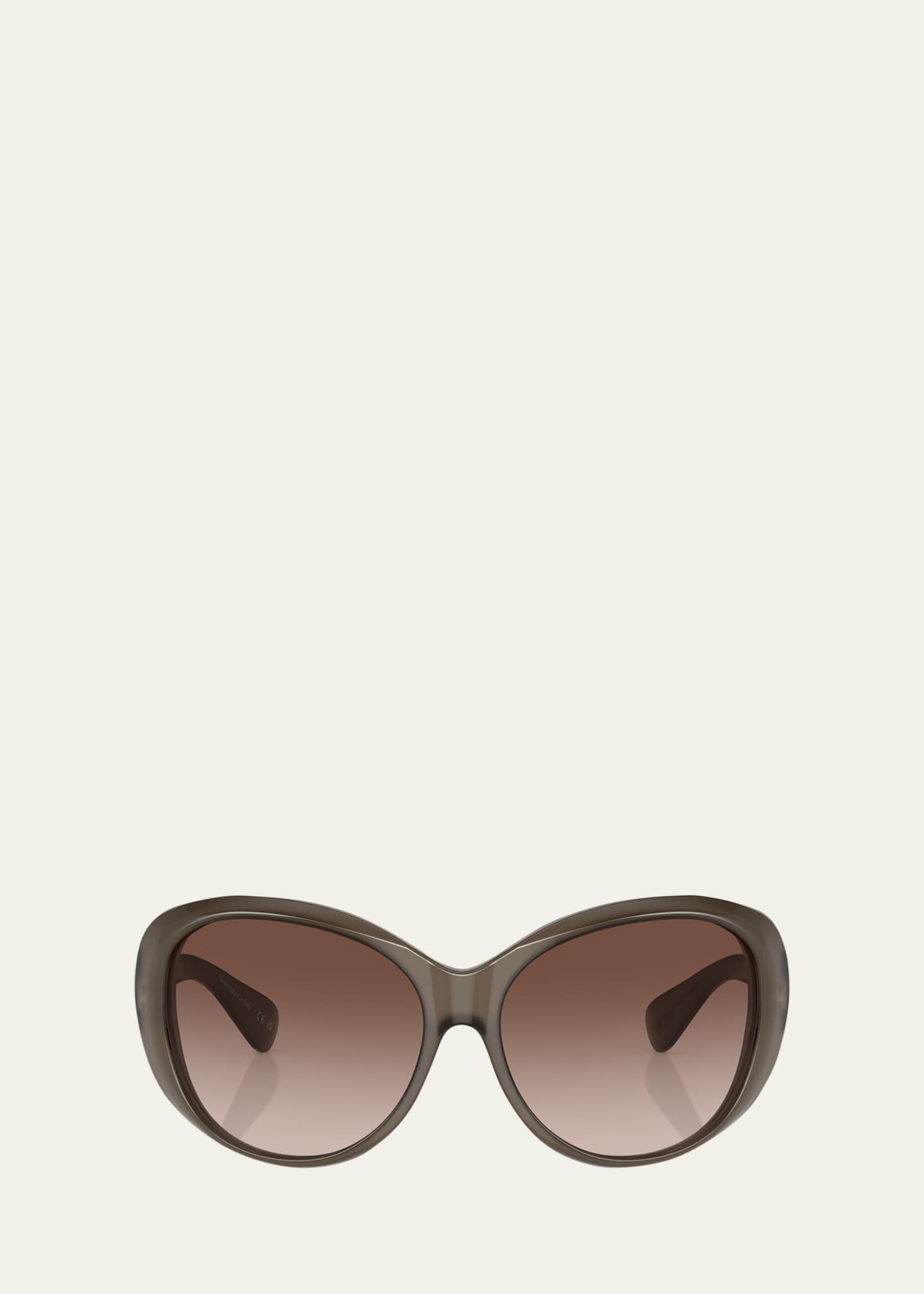 Oliver Peoples Maridan Gradient Acetate & Plastic Round Sunglasses Image 1 of 3