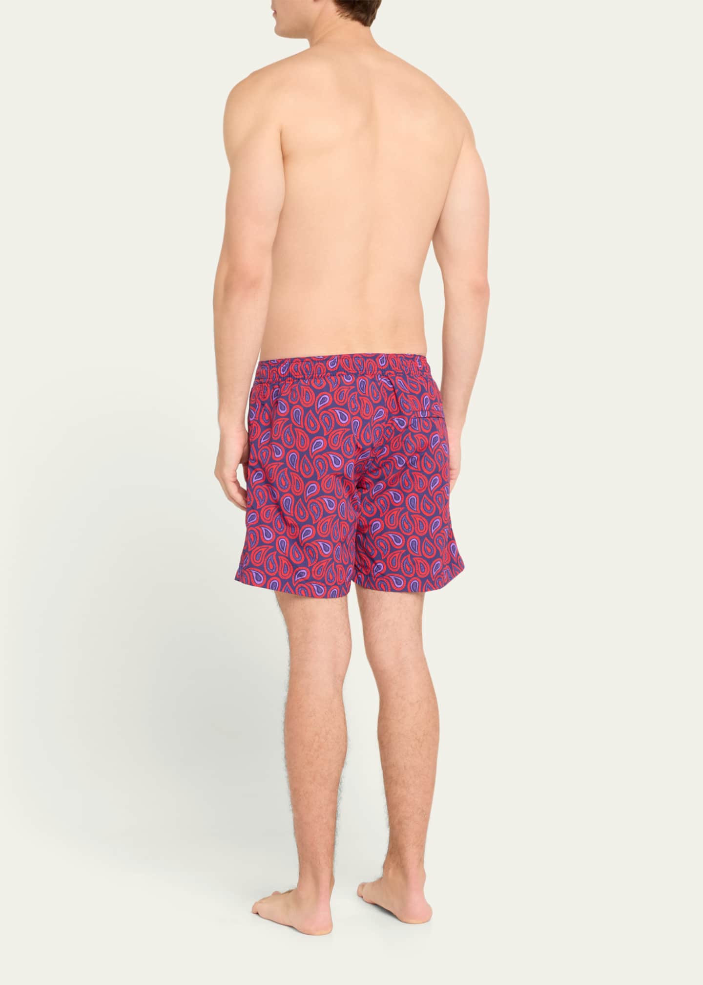 Charvet X Thorsun Men's Large Paisley Swim Shorts Image 3 of 4
