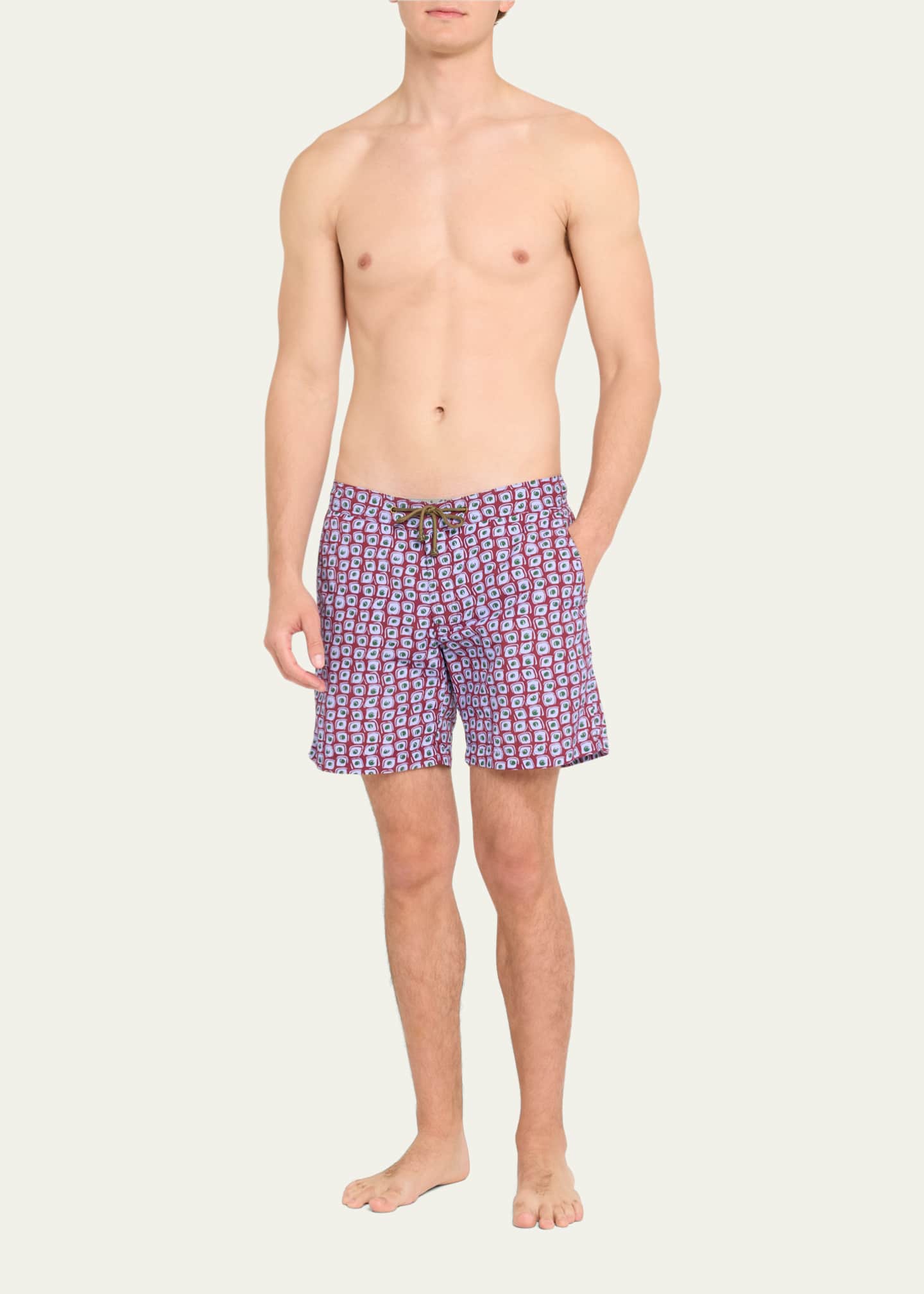 Charvet X Thorsun Men's Shagreen Swim Shorts Image 2 of 4