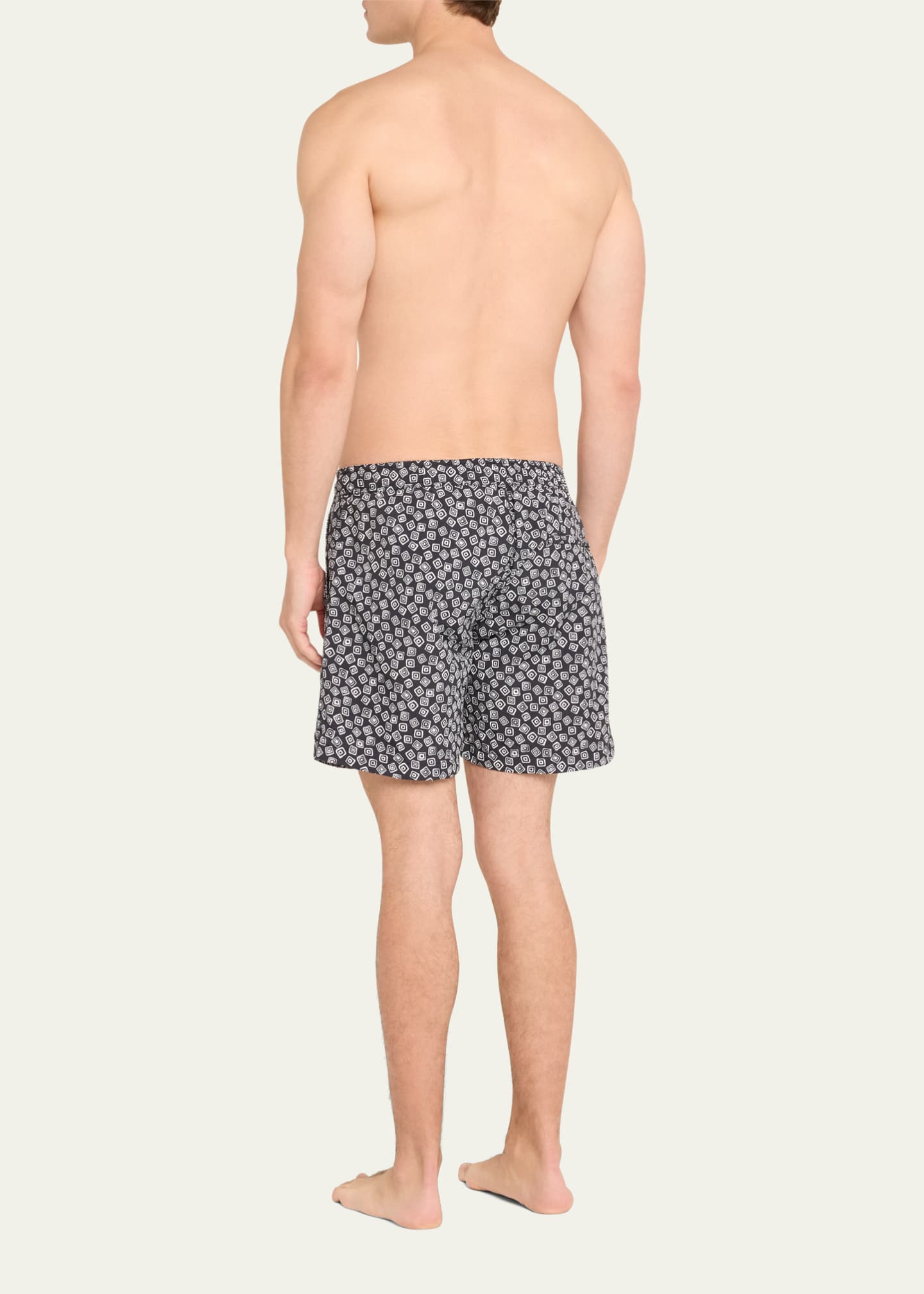 Charvet X Thorsun Men's Floating Squares Swim Shorts Image 3 of 4