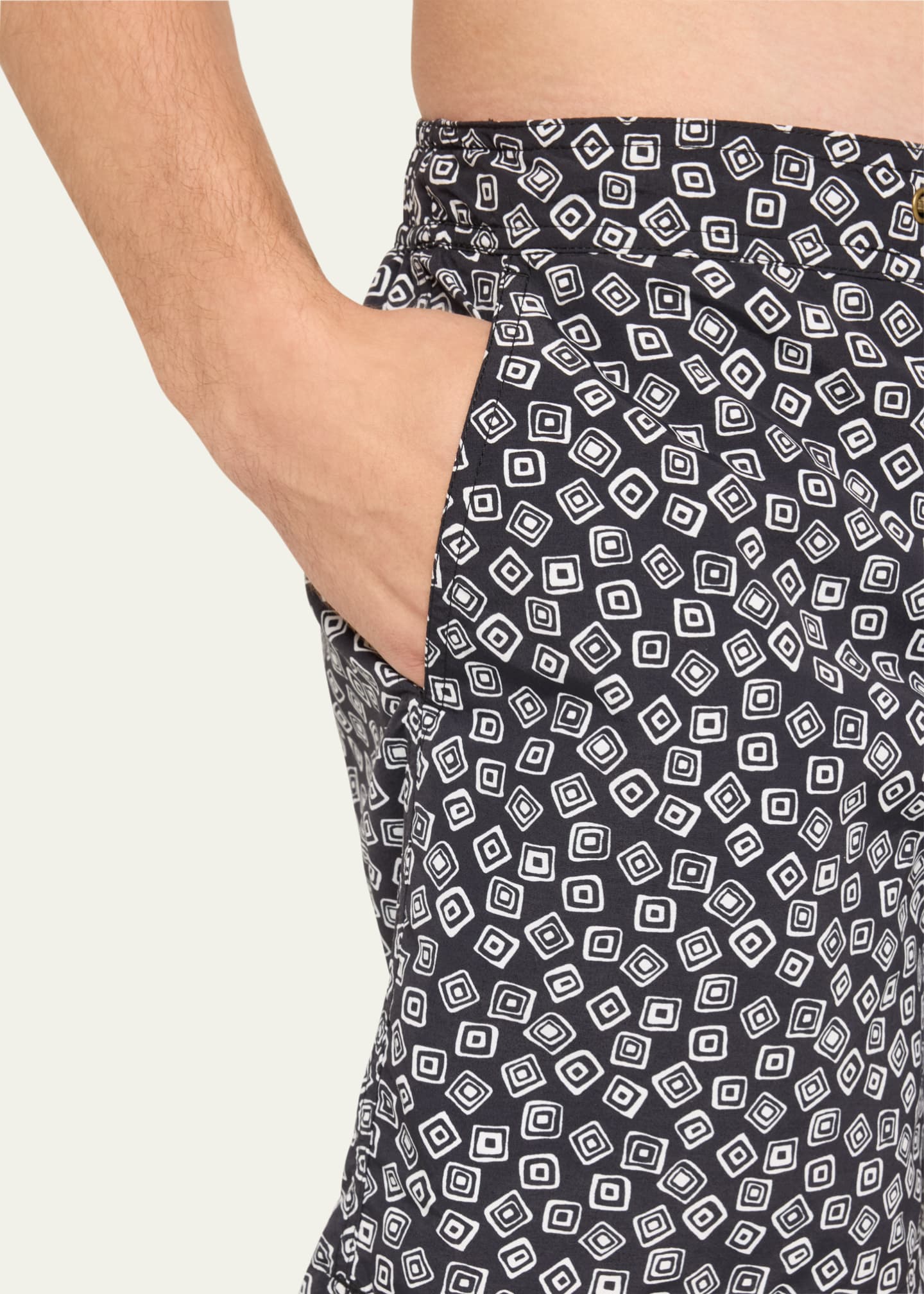 Charvet X Thorsun Men's Floating Squares Swim Shorts Image 4 of 4