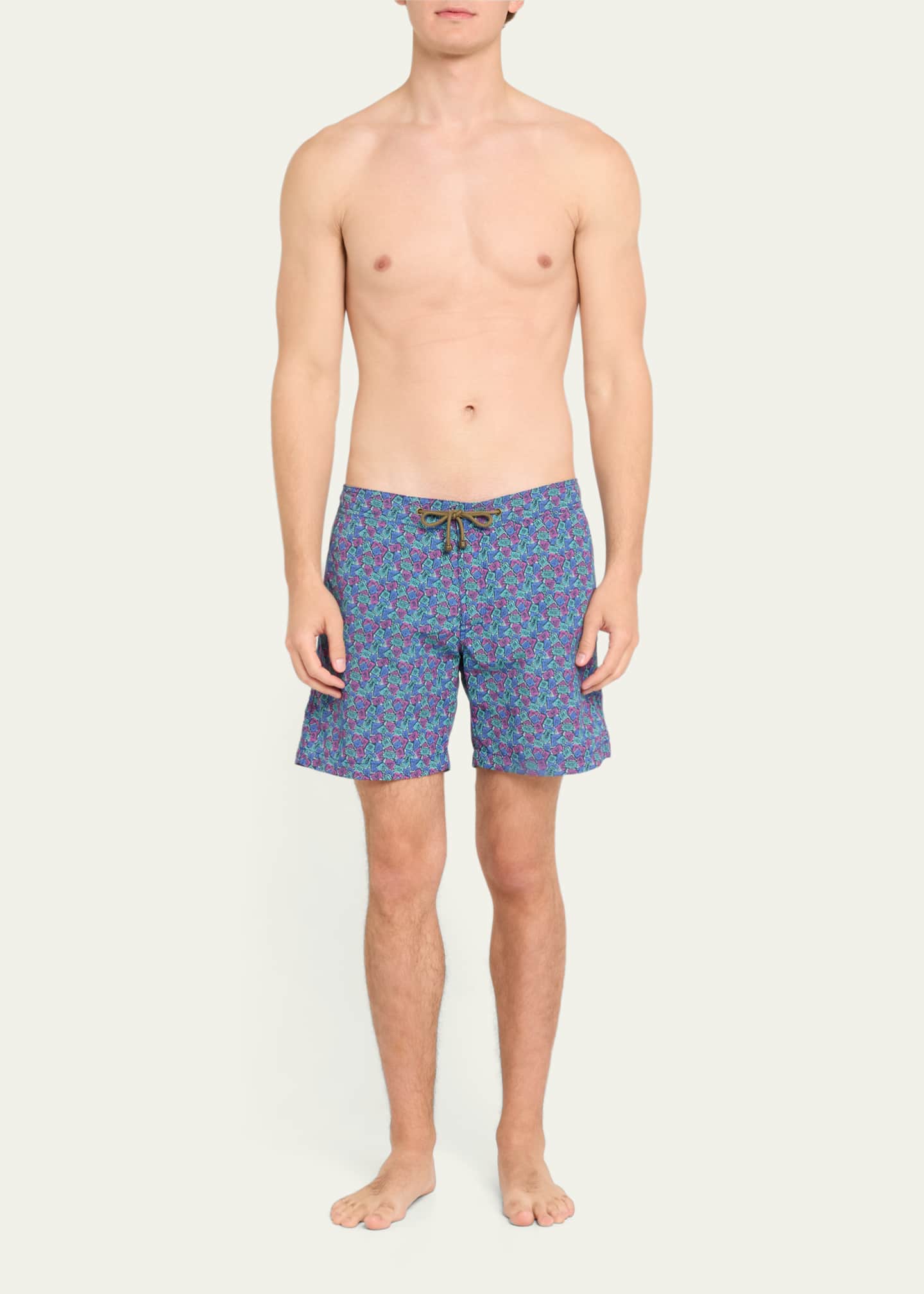 Charvet X Thorsun Men's Dotted Checks Swim Shorts Image 2 of 4