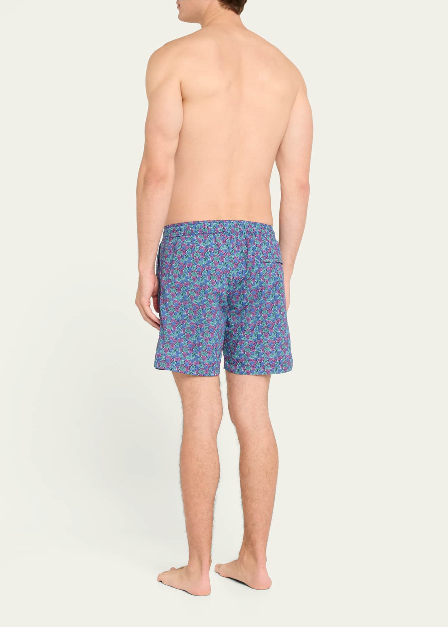 Charvet X Thorsun Men's Dotted Checks Swim Shorts Image 3 of 4