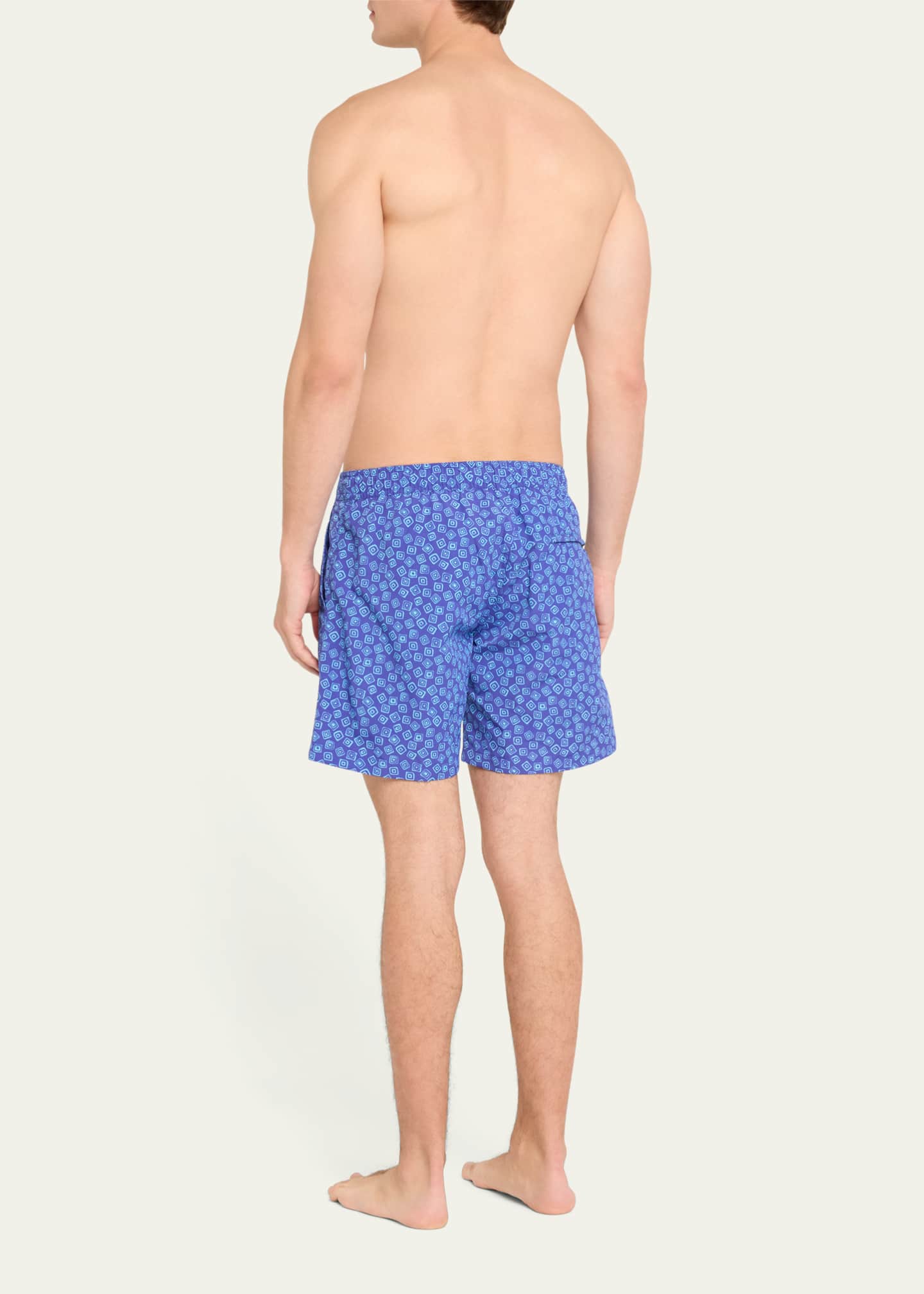 Charvet X Thorsun Men's Floating Squares Swim Shorts Image 3 of 4