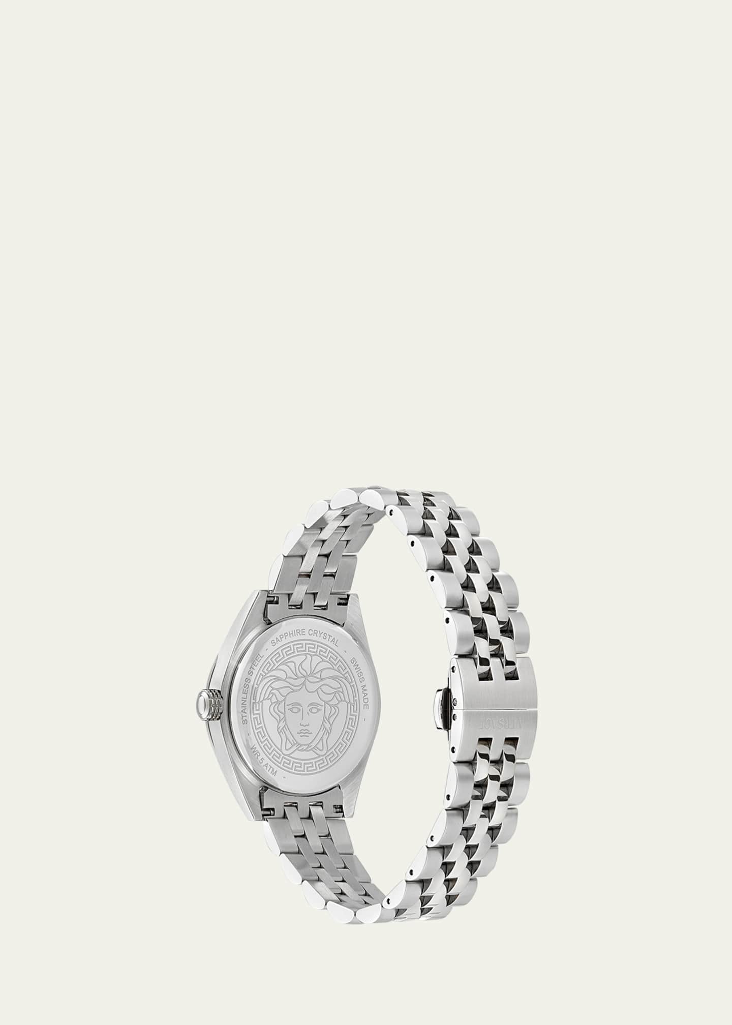 Versace V-Code Greca Stainless Steel Bracelet Watch, 36mm Image 4 of 5