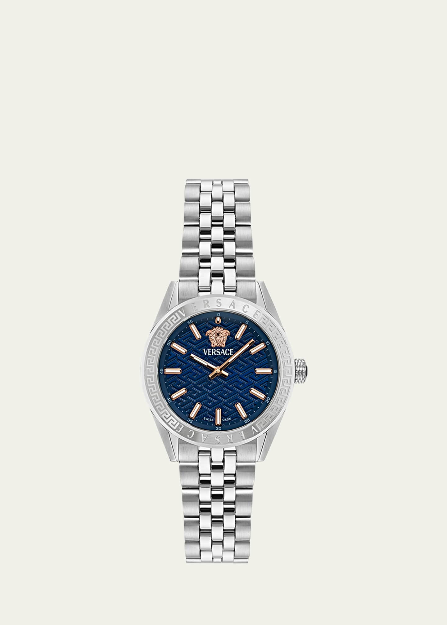 Versace V-Code Greca Stainless Steel Bracelet Watch, 36mm Image 1 of 5