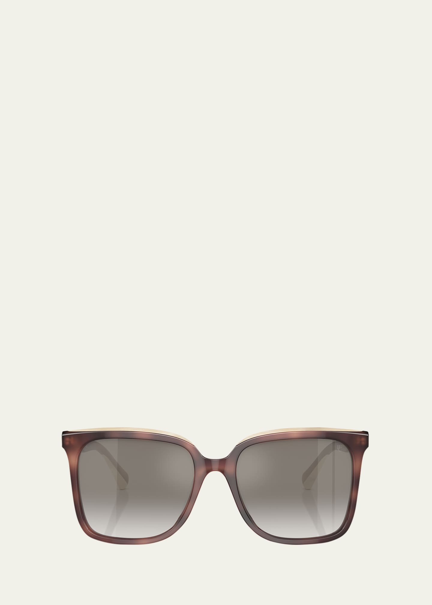 Brunello Cucinelli Mirrored Acetate Square Sunglasses Image 1 of 3