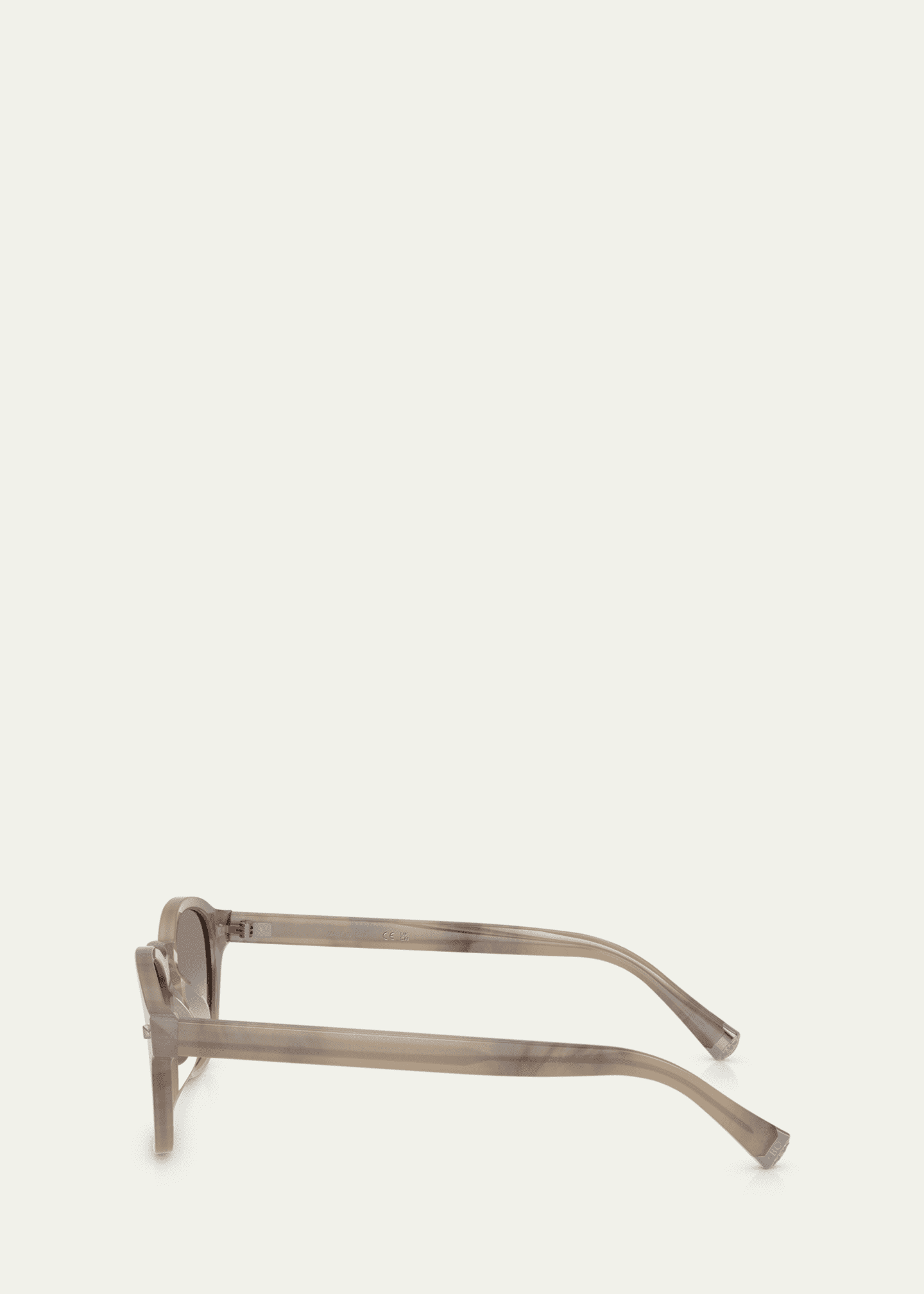 Brunello Cucinelli Vintage-Style Acetate Square Sunglasses Image 3 of 3