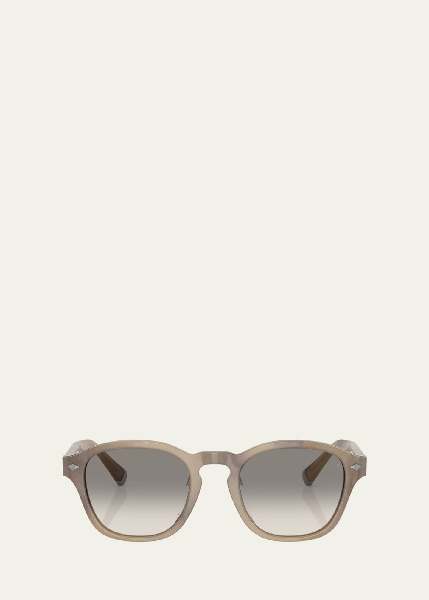 Brunello Cucinelli Vintage-Style Acetate Square Sunglasses Image 1 of 3