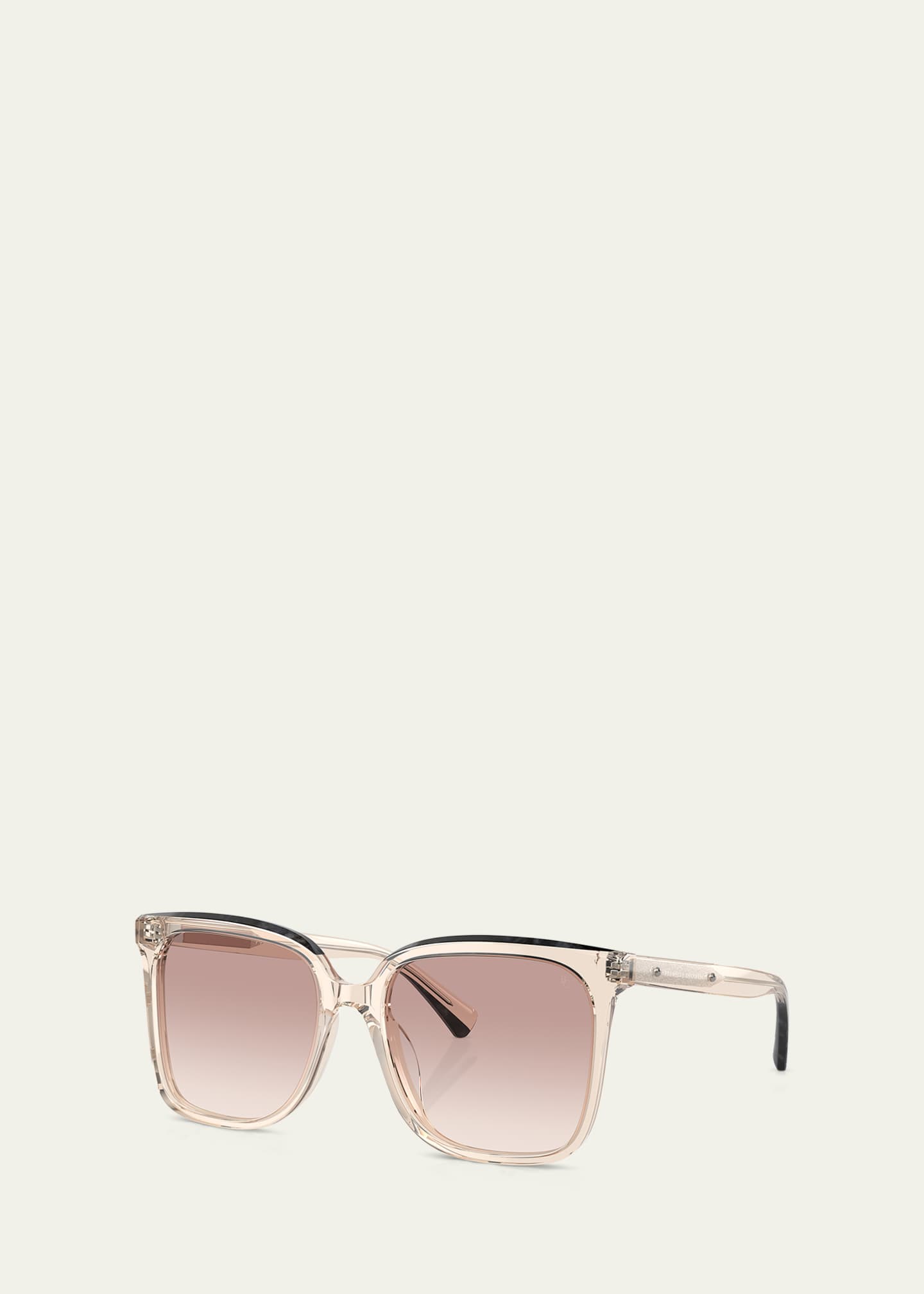 Brunello Cucinelli Sleek Acetate Square Sunglasses Image 2 of 3