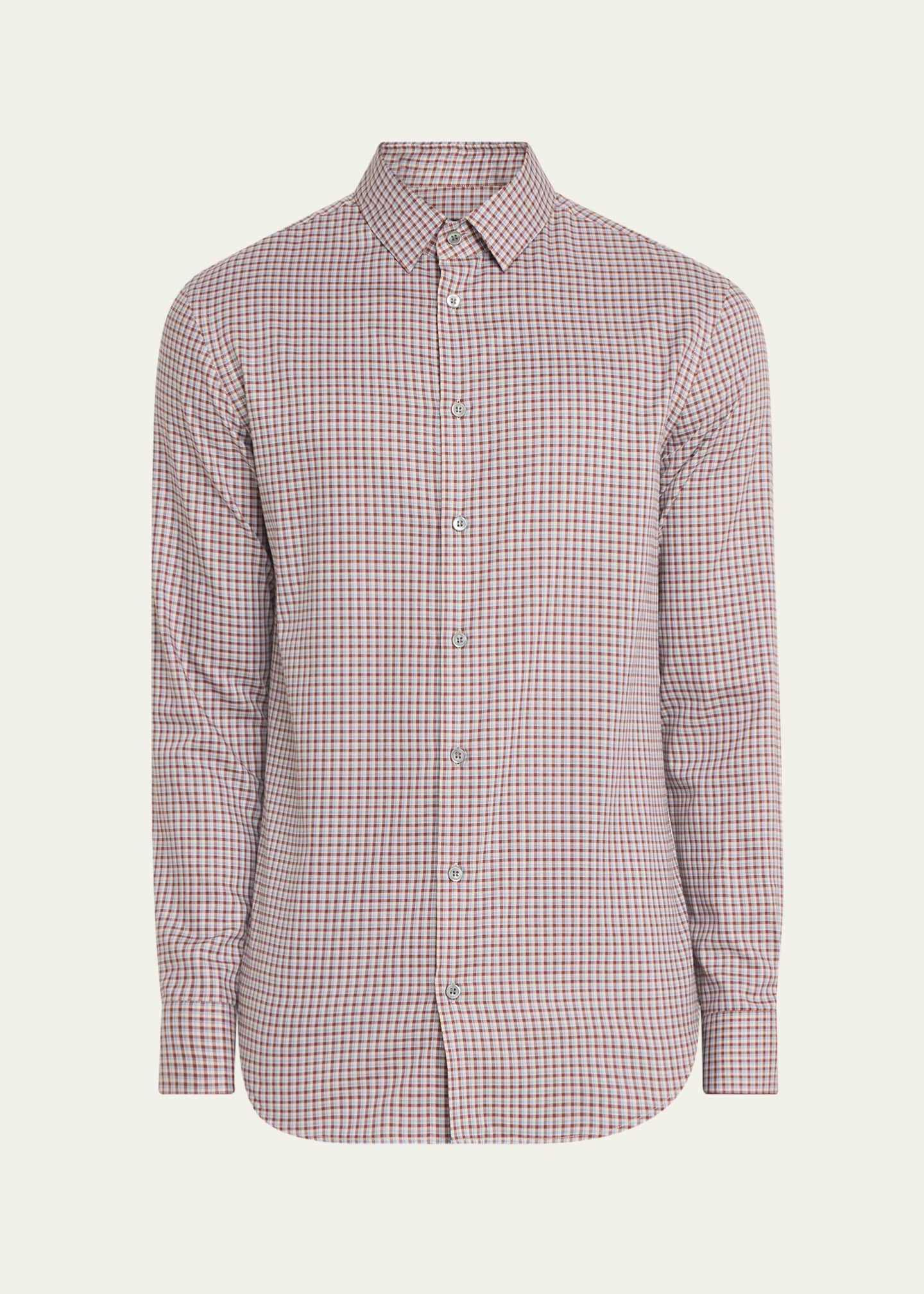 Giorgio Armani Men's Plaid Sport Shirt Image 1 of 5