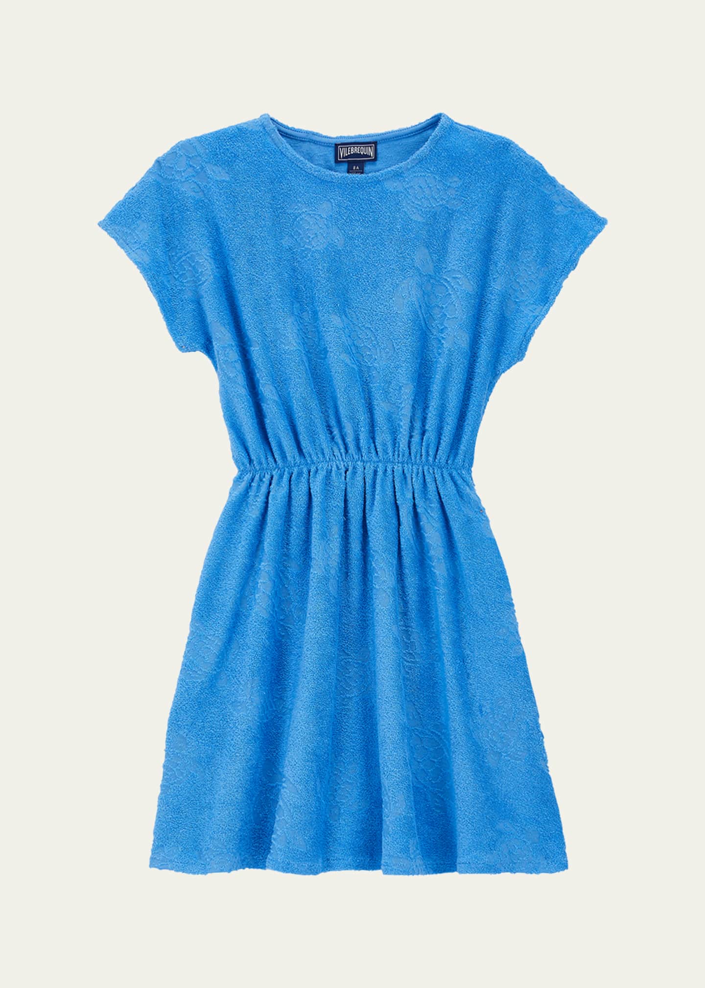 VILEBREQUIN Girls Cotton Voile Dress Isadora Fish