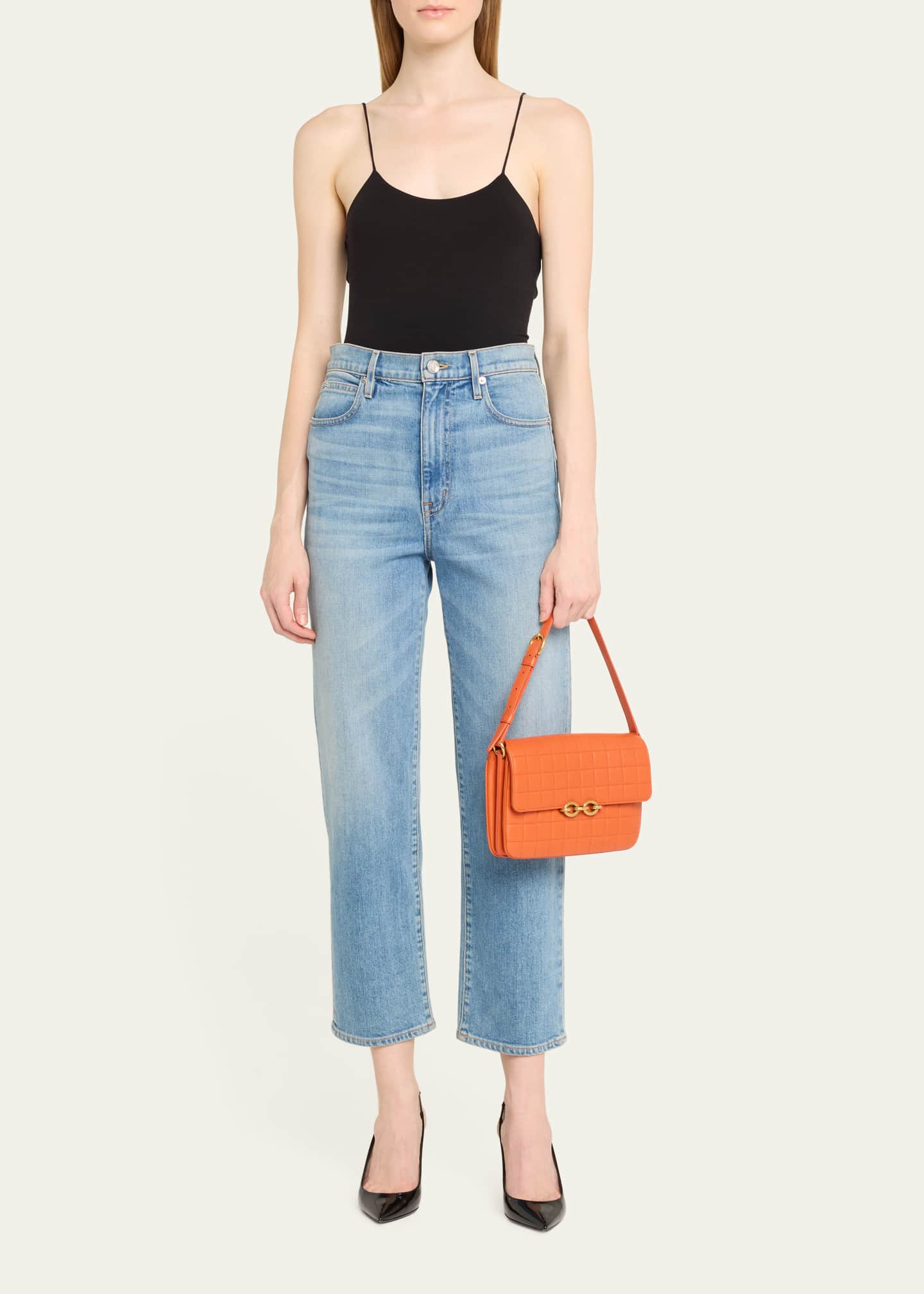 Saint Laurent Le Maillion Shoulder Bag in Lambskin Leather Image 5 of 5
