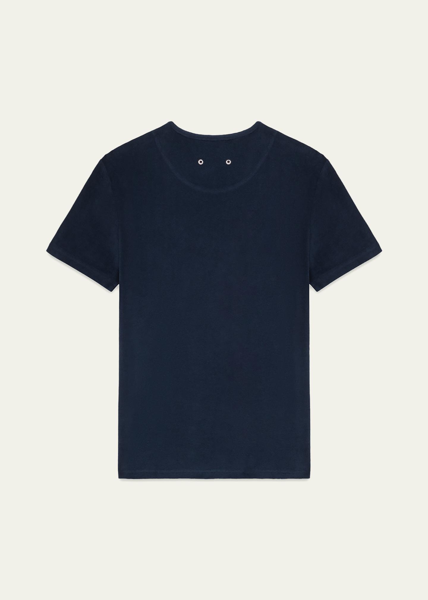 Vilebrequin Tシャツ ネイビー Lサイズ Vilebrequin Men's Terry Toweling T-Shirt - Bergdorf Goodman