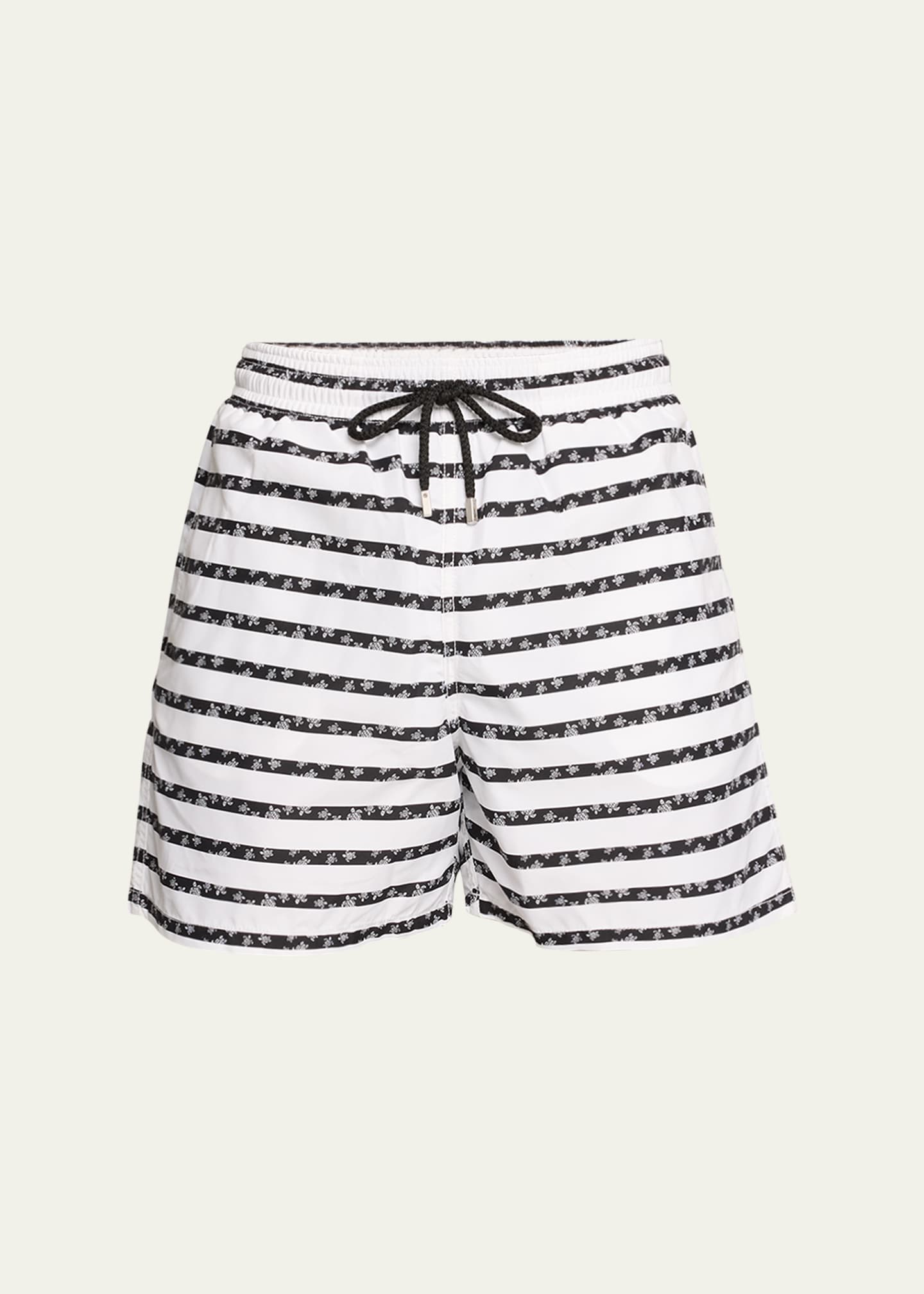 Vilebrequin Men's Micro-Turtle Striped Swim Shorts Image 1 of 4