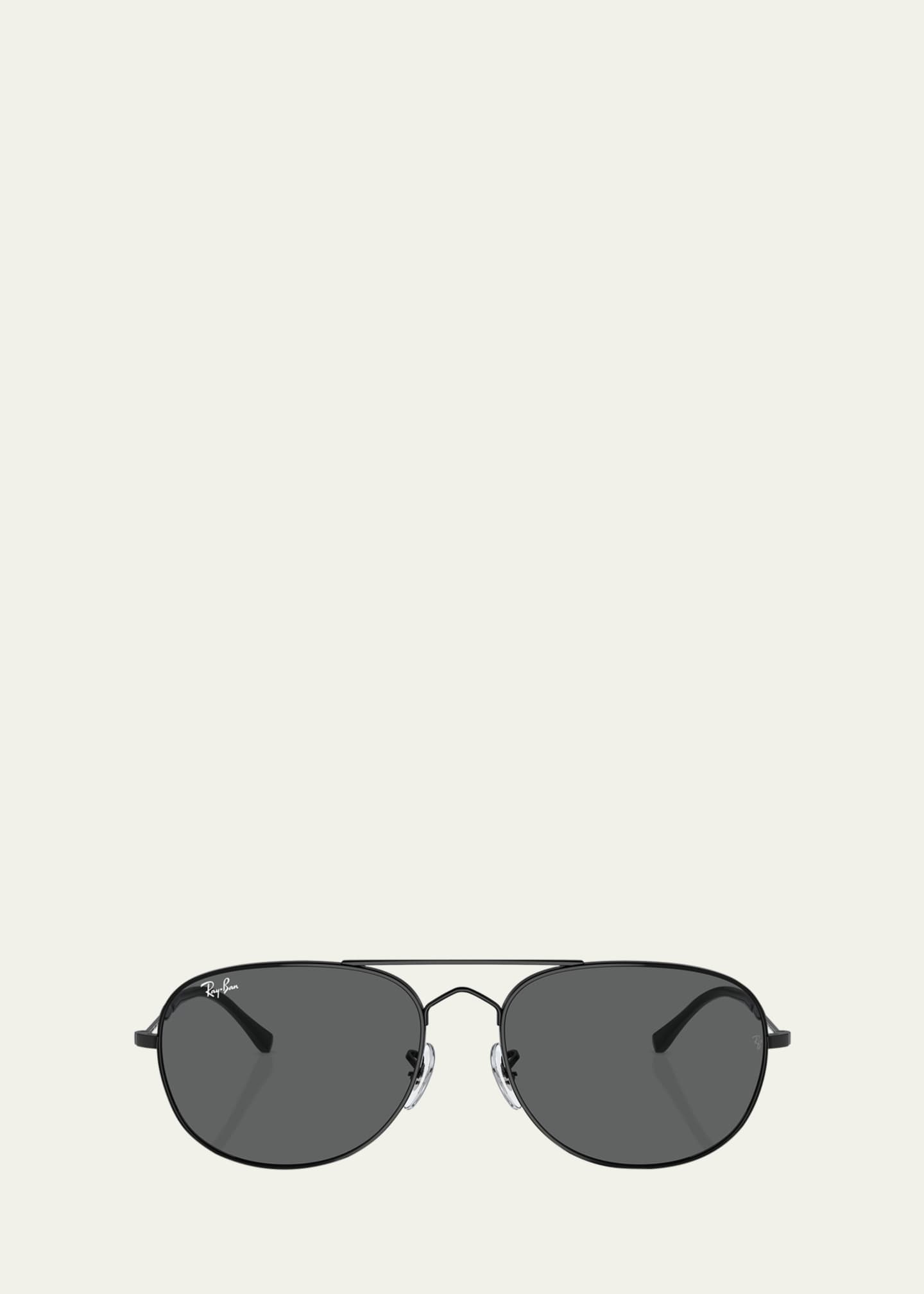 Ray Ban Bain Bridge Metal Aviator Sunglasses 60mm