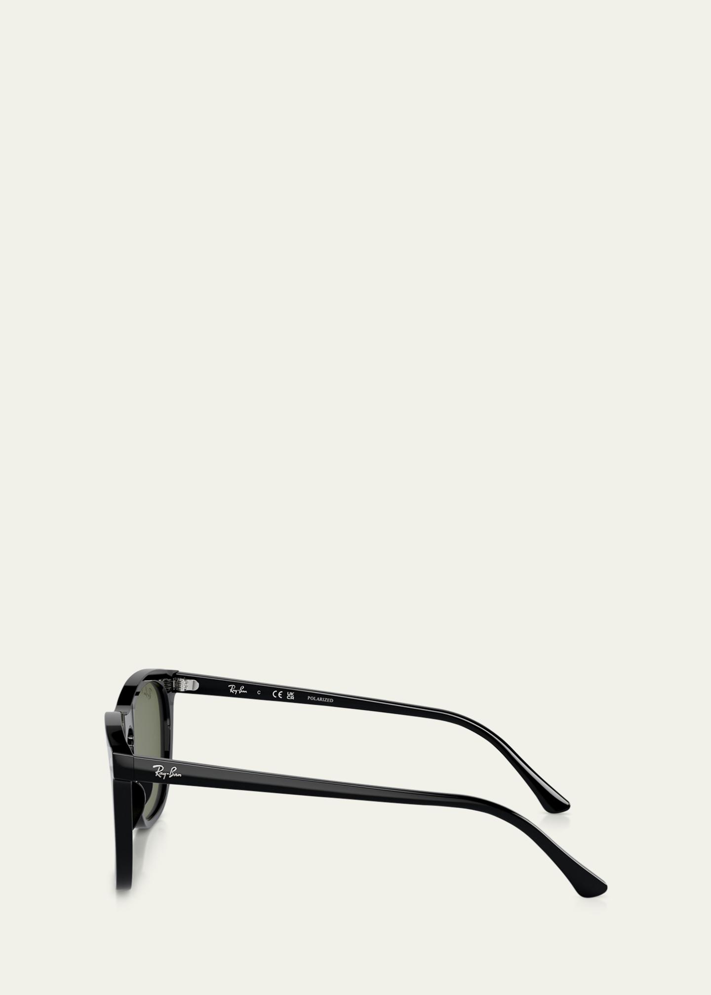 Ray-Ban Polarized Keyhole Plastic Square Sunglasses, 53mm - Bergdorf ...