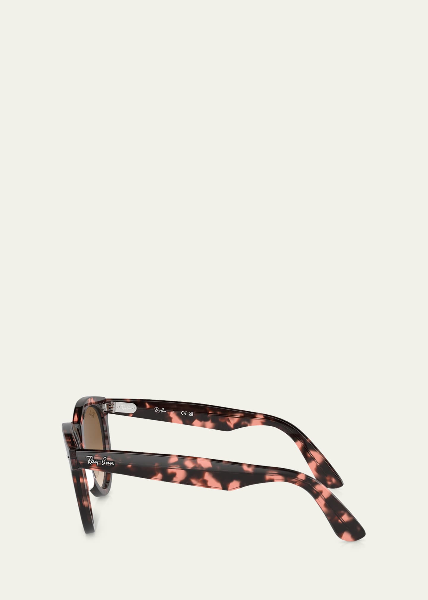 Ray-Ban Wayfarer Way Acetate Round Sunglasses, 51mm Image 3 of 3