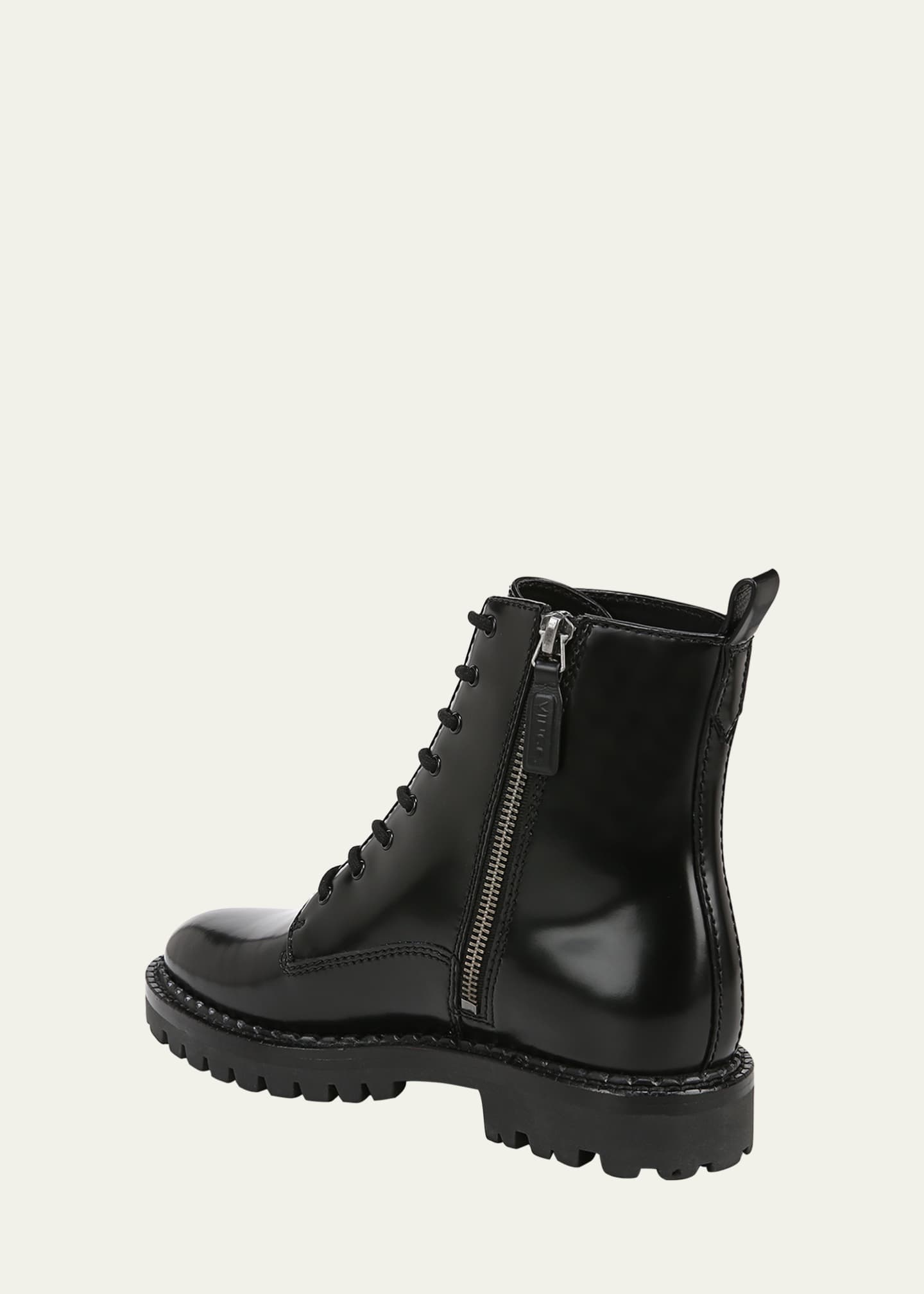 Vince cabria leather combat boots discount