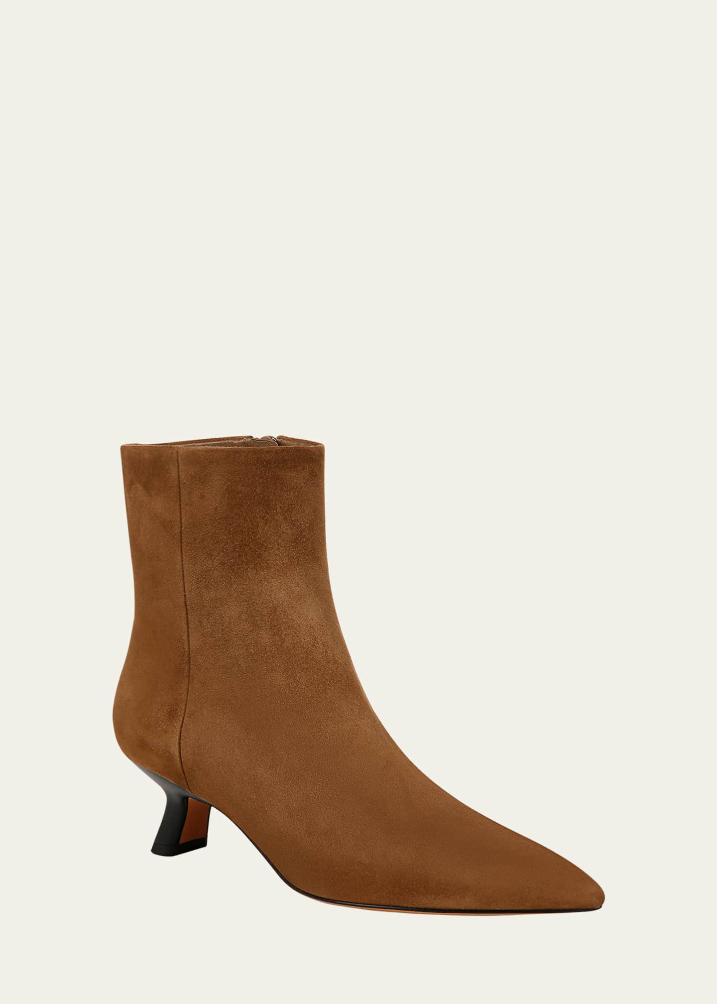 Vince Billy Suede Low Ankle Boots Image 2 of 4