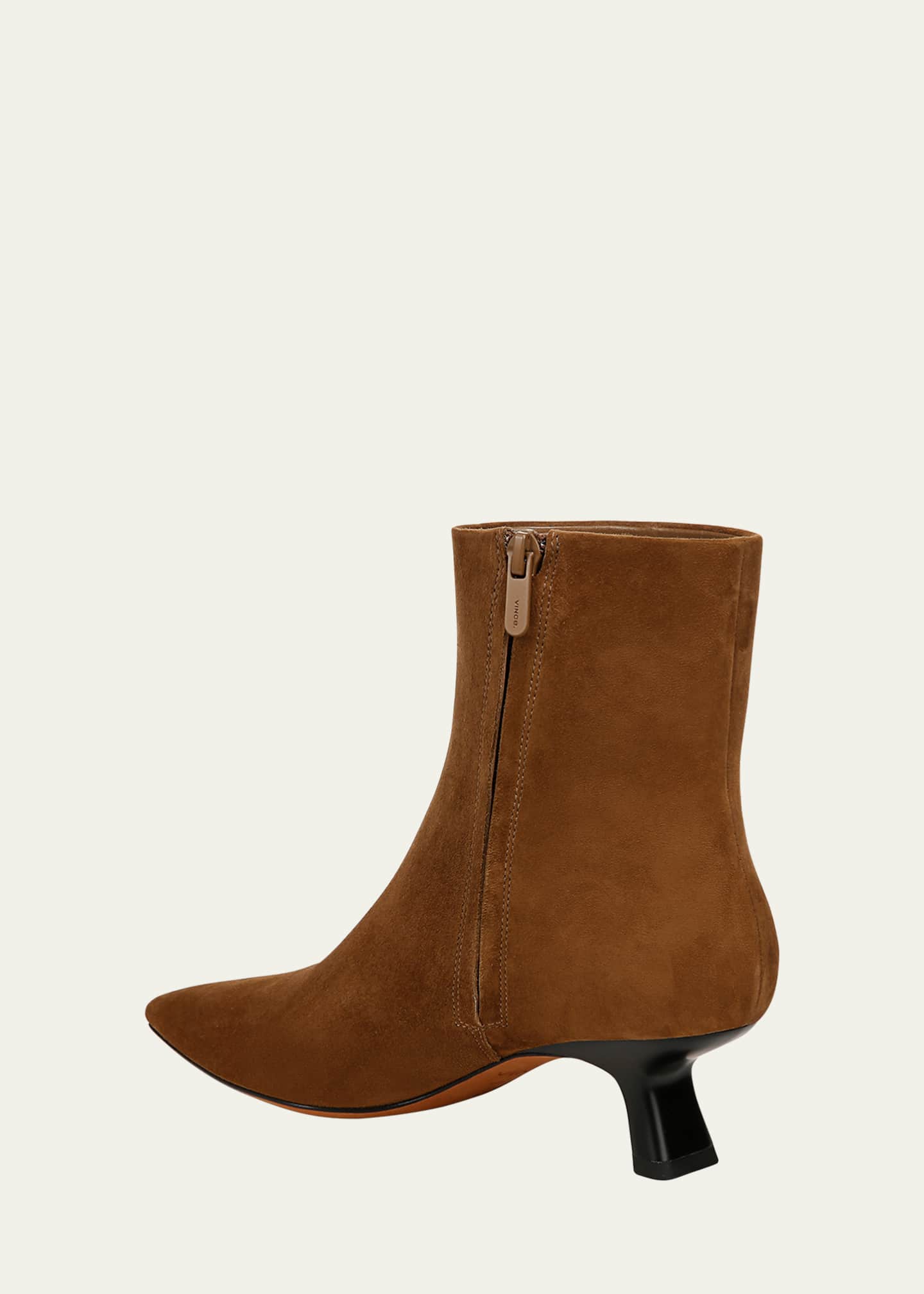 Vince Billy Suede Low Ankle Boots Image 3 of 4