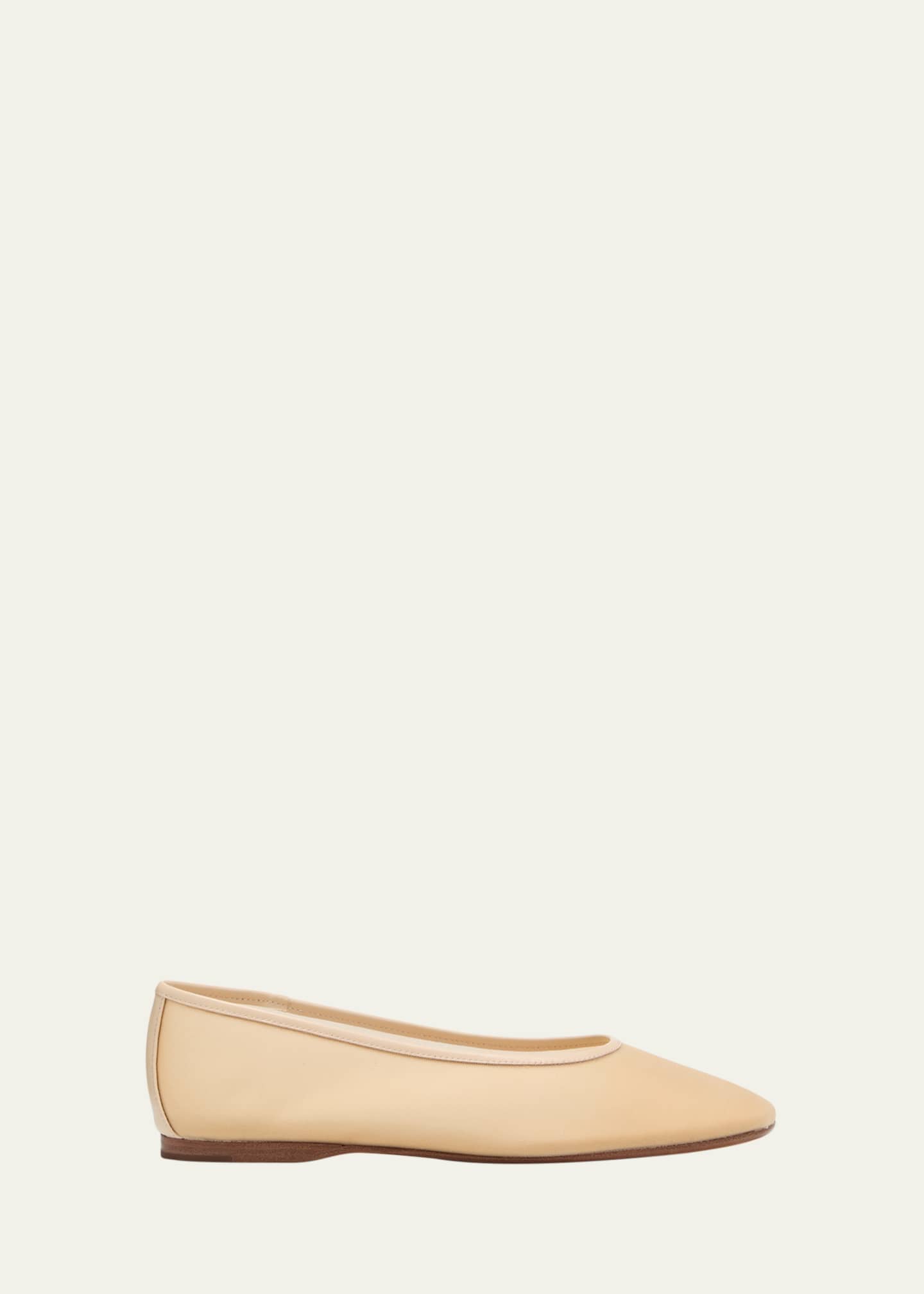 Vince Leah Mesh Square-Toe Ballerina Flats Image 1 of 5