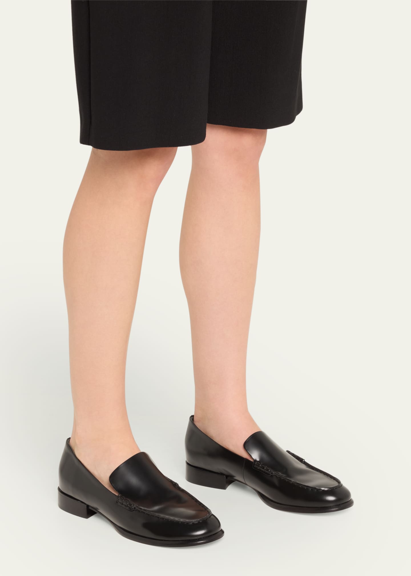 Vince Naomi Sleek Leather Loafers
