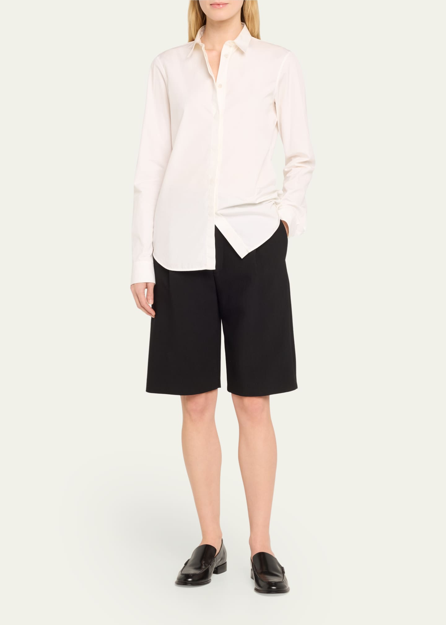 Vince Naomi Sleek Leather Loafers Image 3 of 3