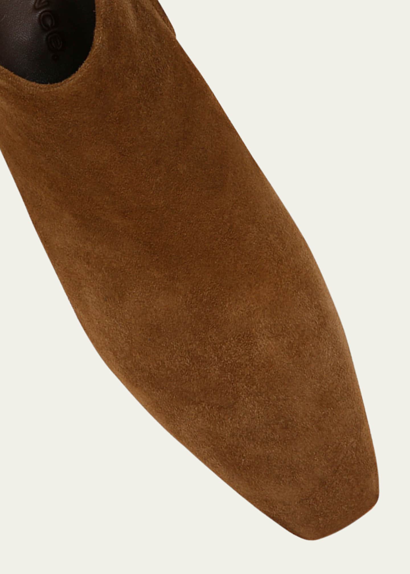 Vince Silvana Suede Zip Booties Image 5 of 5
