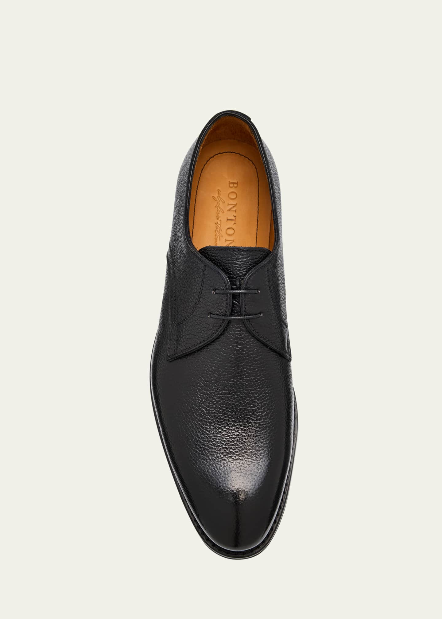 Bontoni Men's Carnera Soft Grain Leather Derby Shoes Image 6 of 6