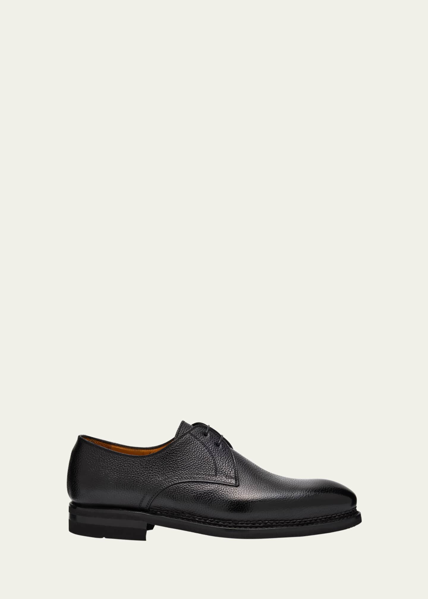 Bontoni Men's Carnera Soft Grain Leather Derby Shoes Image 1 of 6