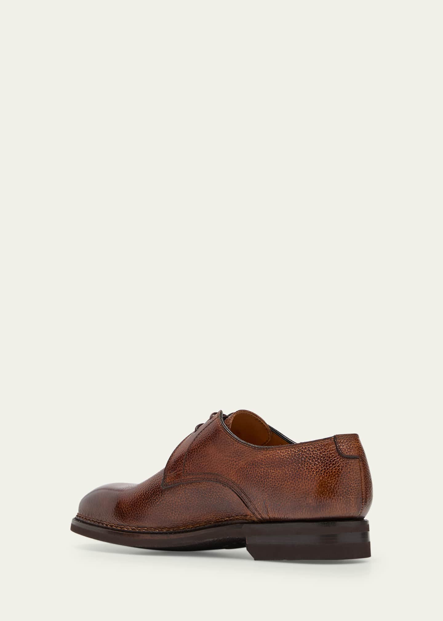 Bontoni Men's Carnera Soft Grain Leather Derby Shoes Image 4 of 5