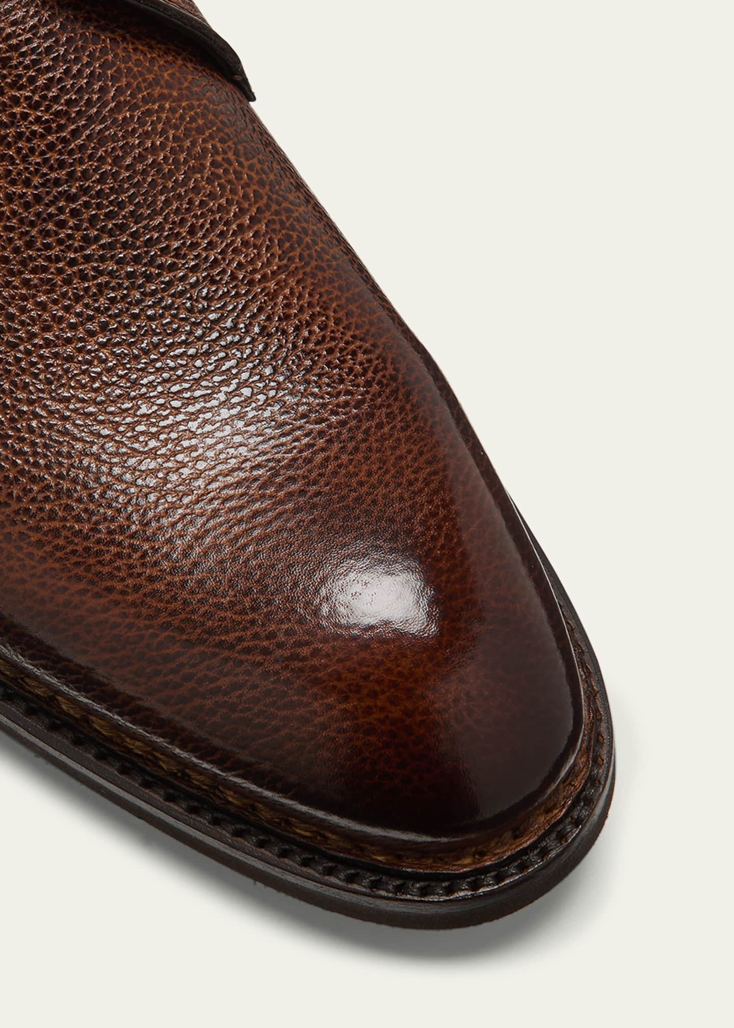 Bontoni Men's Carnera Soft Grain Leather Derby Shoes Image 5 of 5